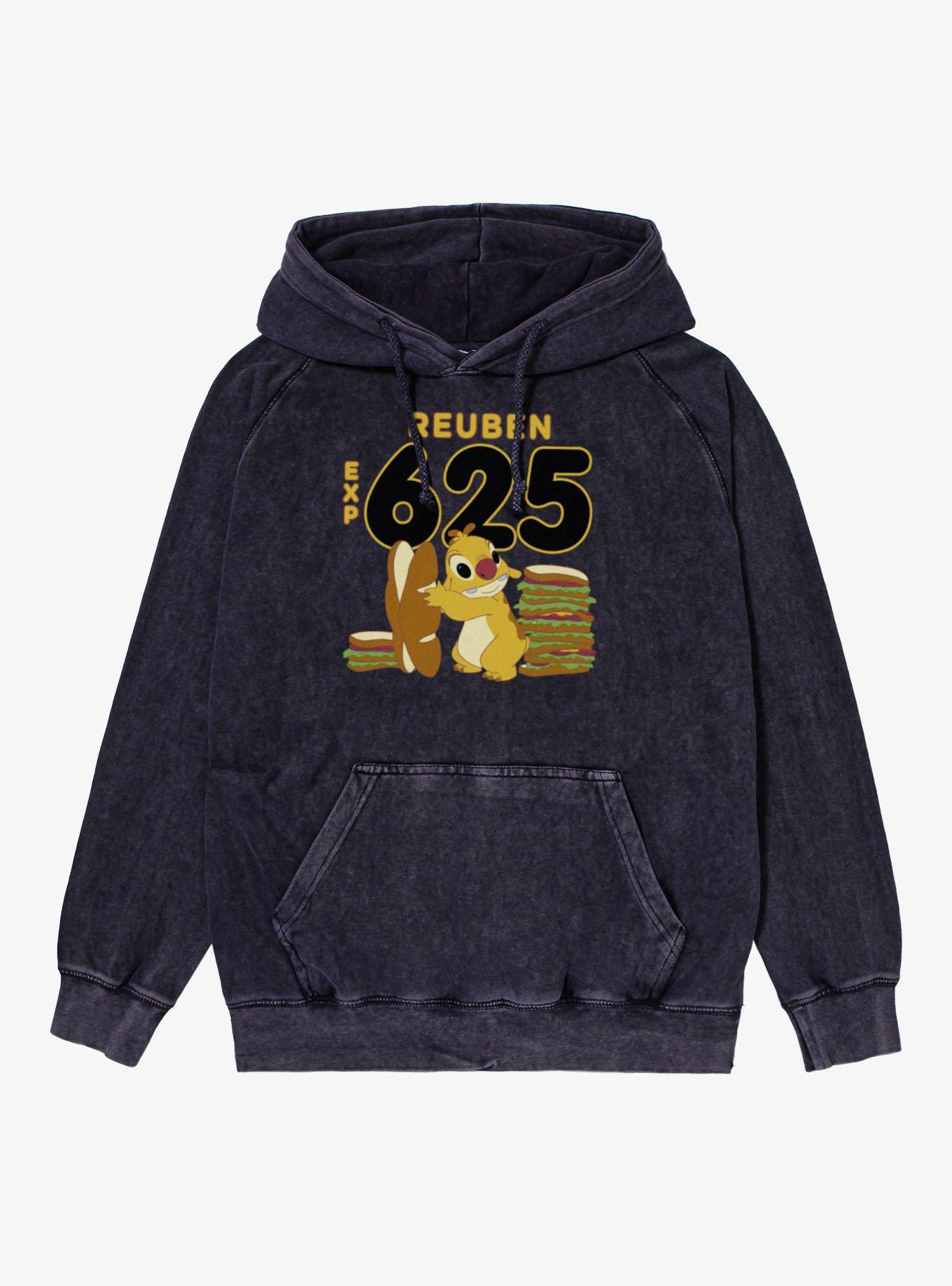 Disney Lilo & Stitch Reuben Experiment 625 Sandwiches Mineral Wash Hoodie, , hi-res