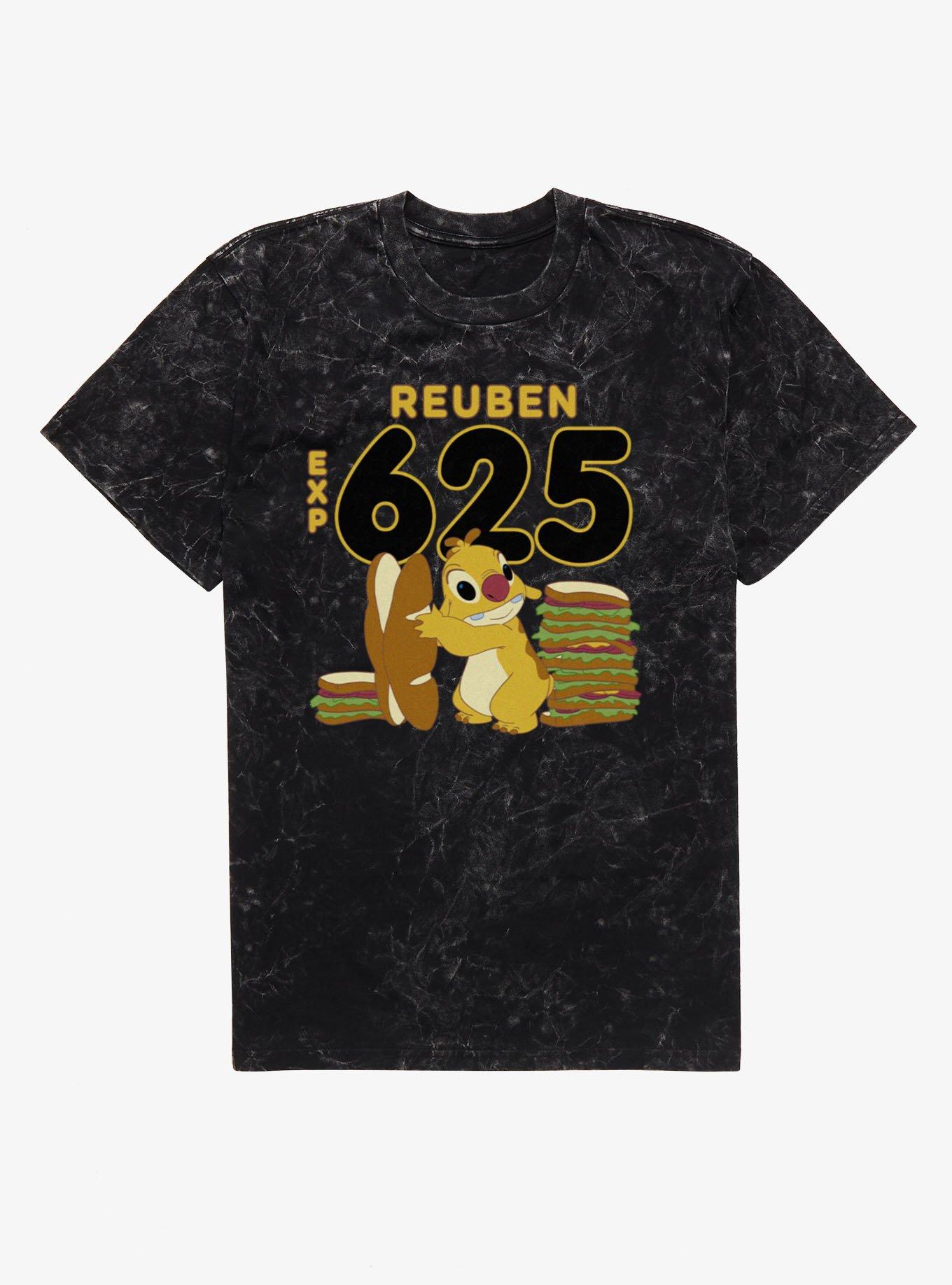 Disney Lilo & Stitch Reuben Experiment 625 Sandwiches Mineral Wash T-Shirt, , hi-res