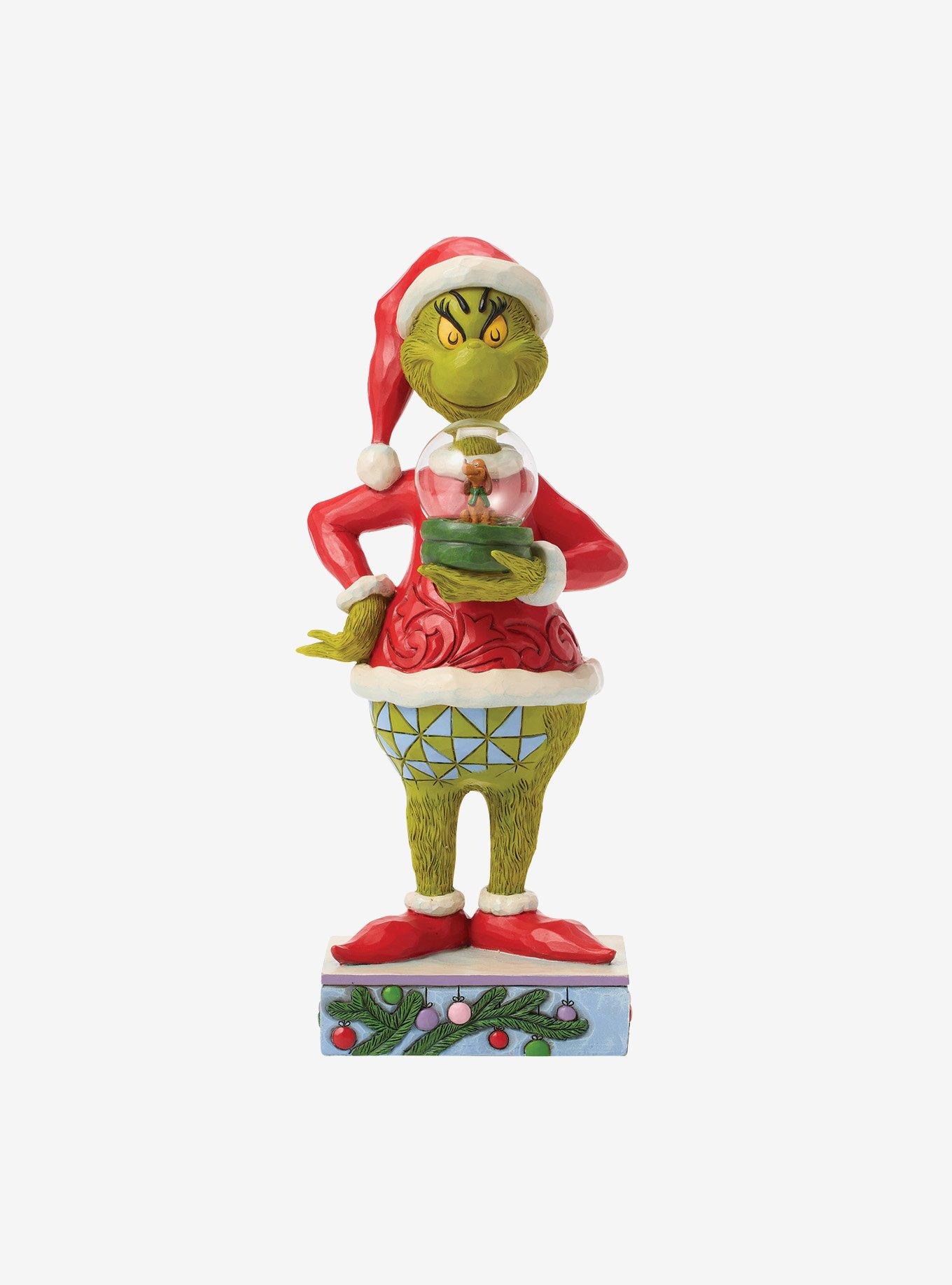 Jim Shore Grinch Holding Snow Globe Figurine, , hi-res
