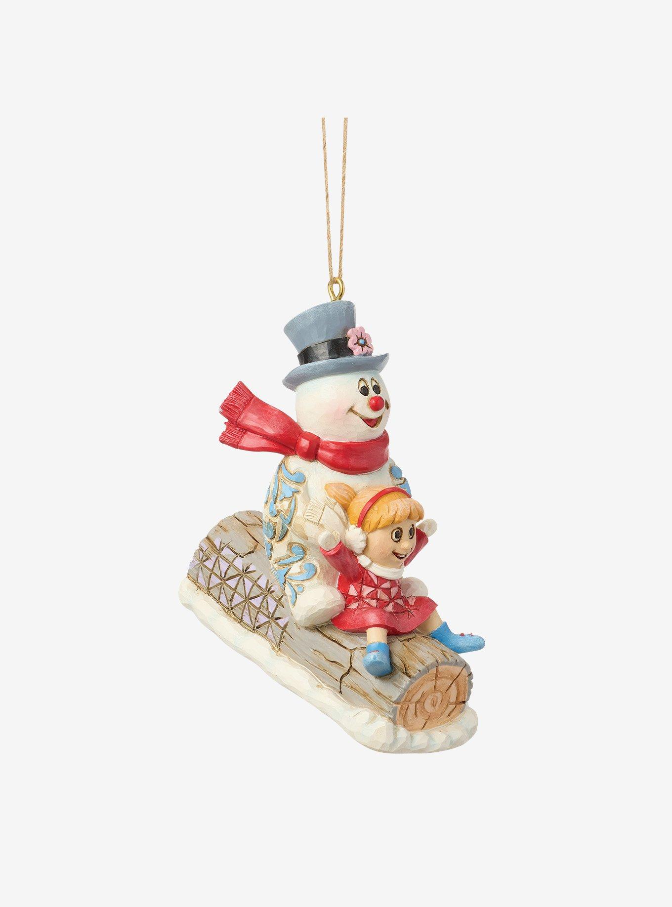 Jim Shore Frosty And Karen In Sled Hanging Ornament, , hi-res