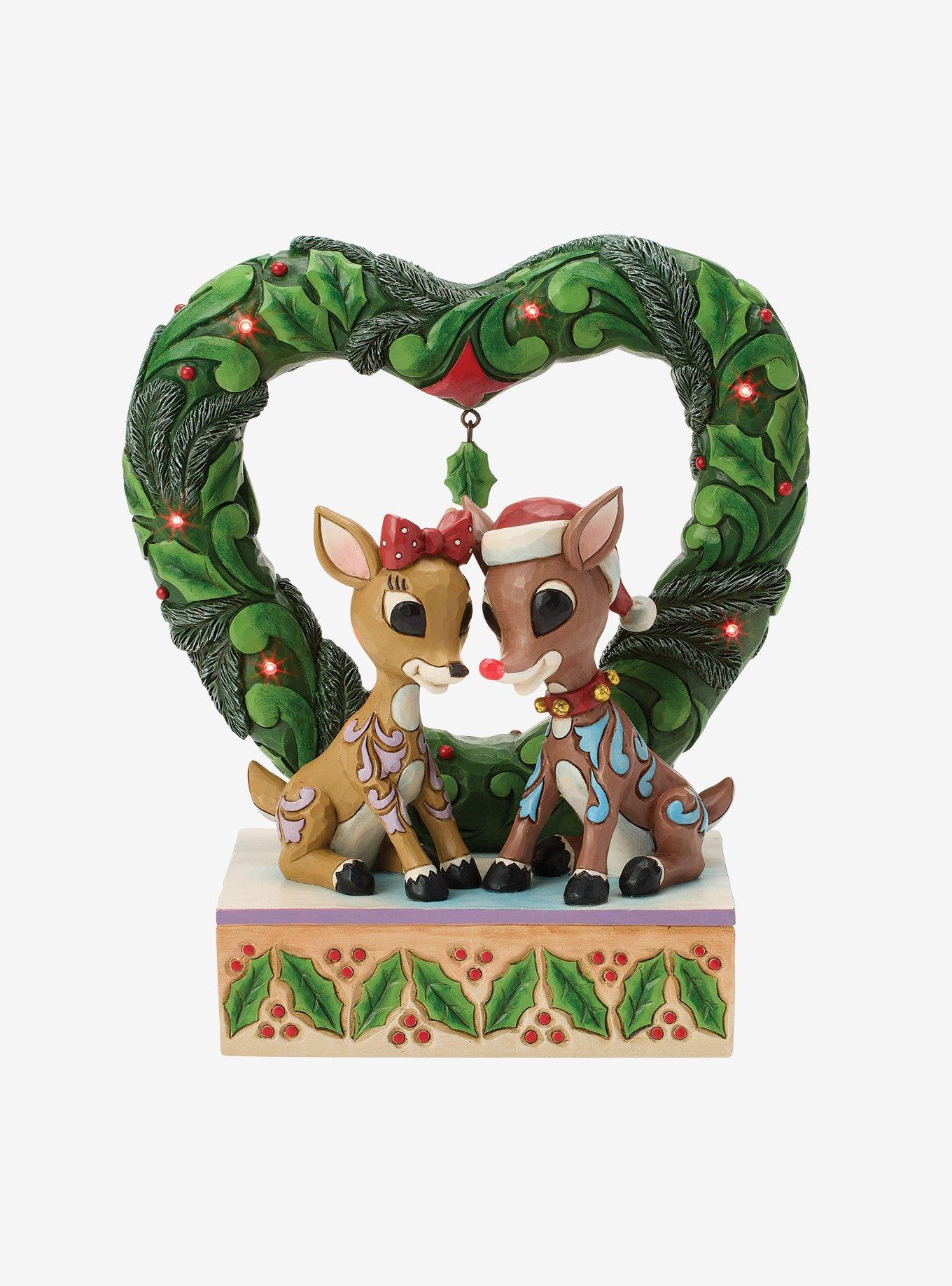 Jim Shore Rudolph And Clarice Figurine, , hi-res