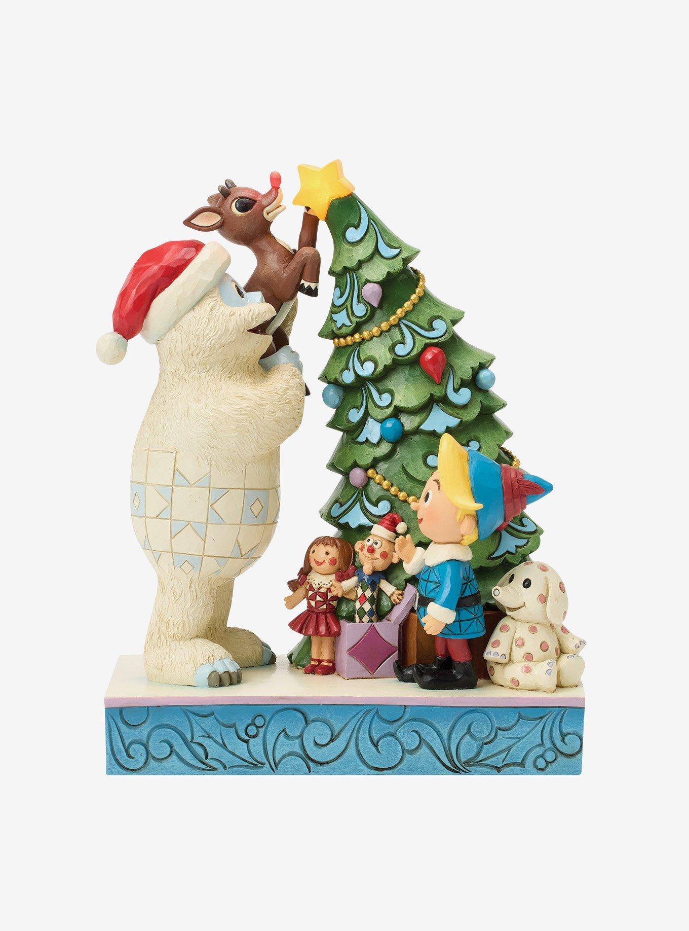 Jim Shore Rudolph Bumble Holding Rudolph Figurine, , hi-res
