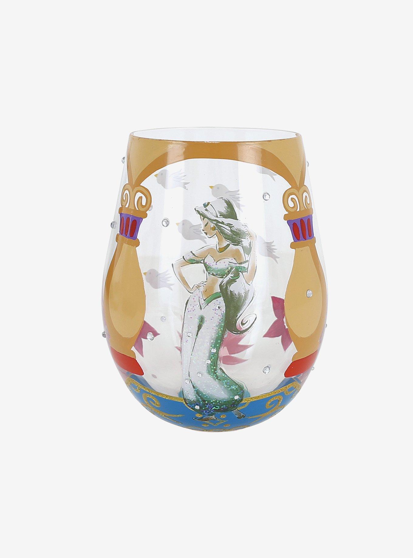 Lolita Designs Disney Aladdin Jasmine Let Your Dreams Soar Glass, , hi-res