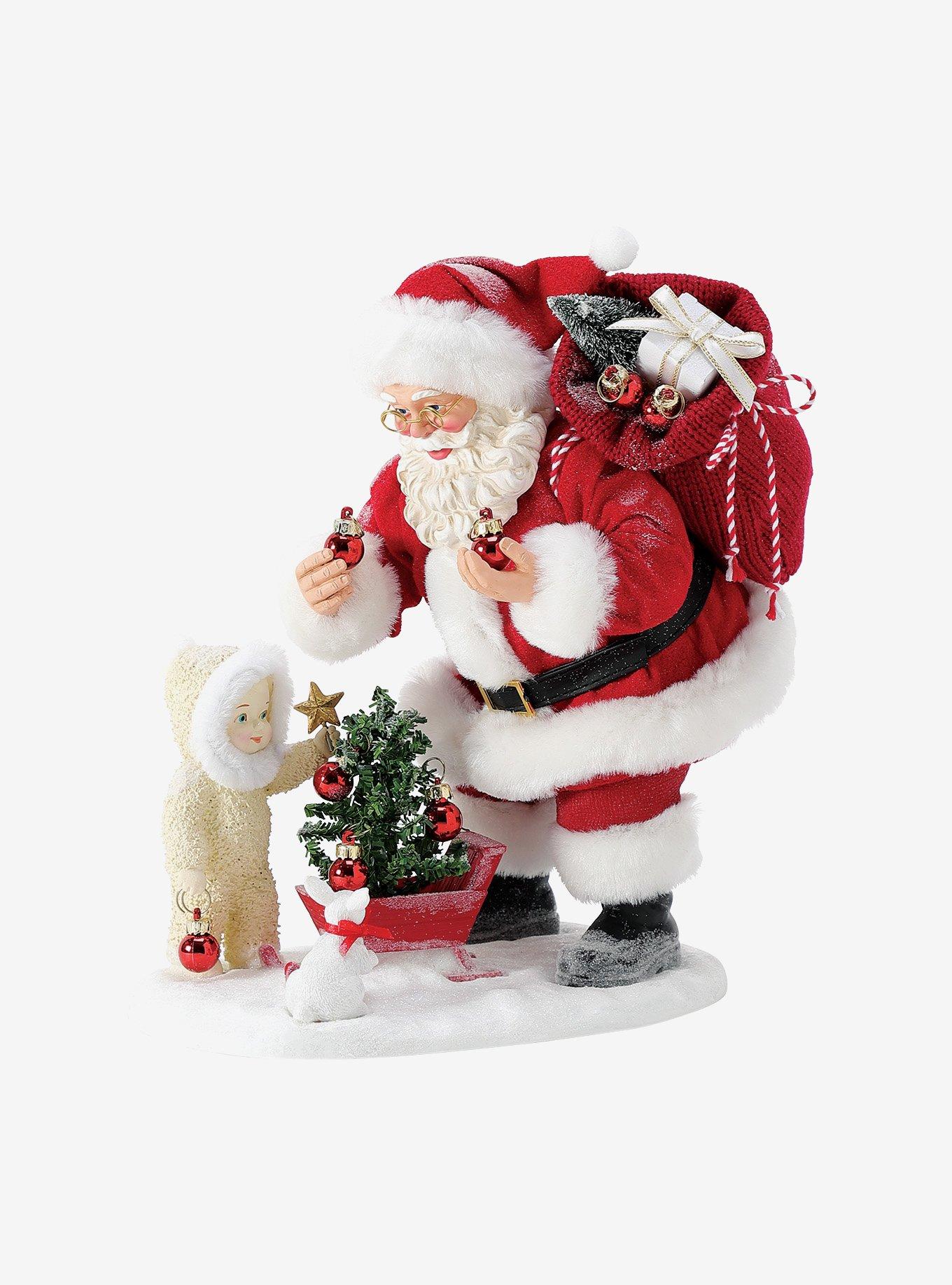 Possible Dreams Santa Adding Sparkle Figurine, , hi-res