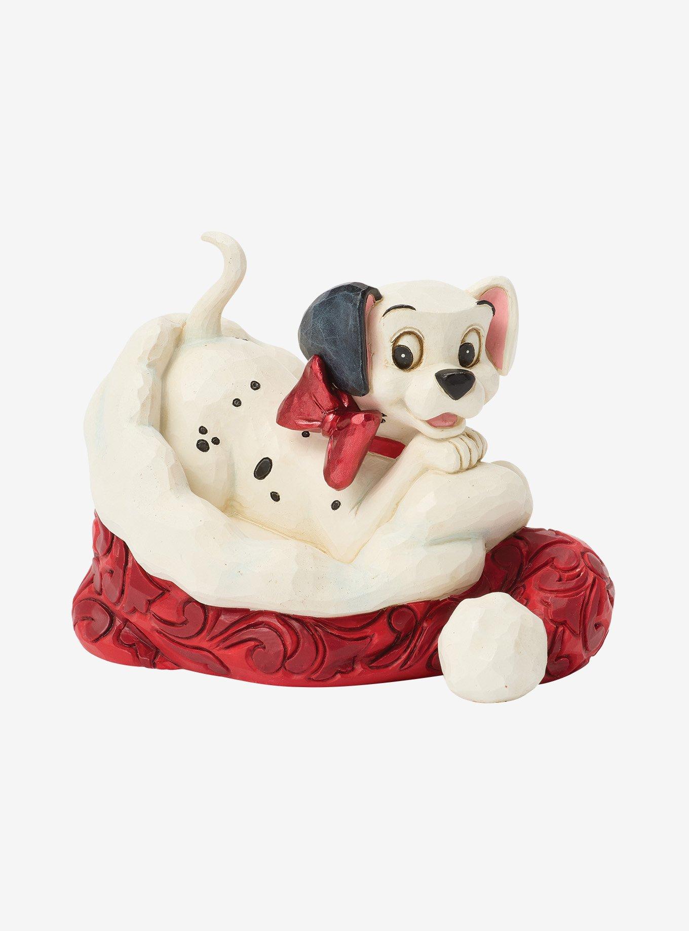 Jim Shore Disney 101 Dalmatian Santa Hat Figurine, , hi-res