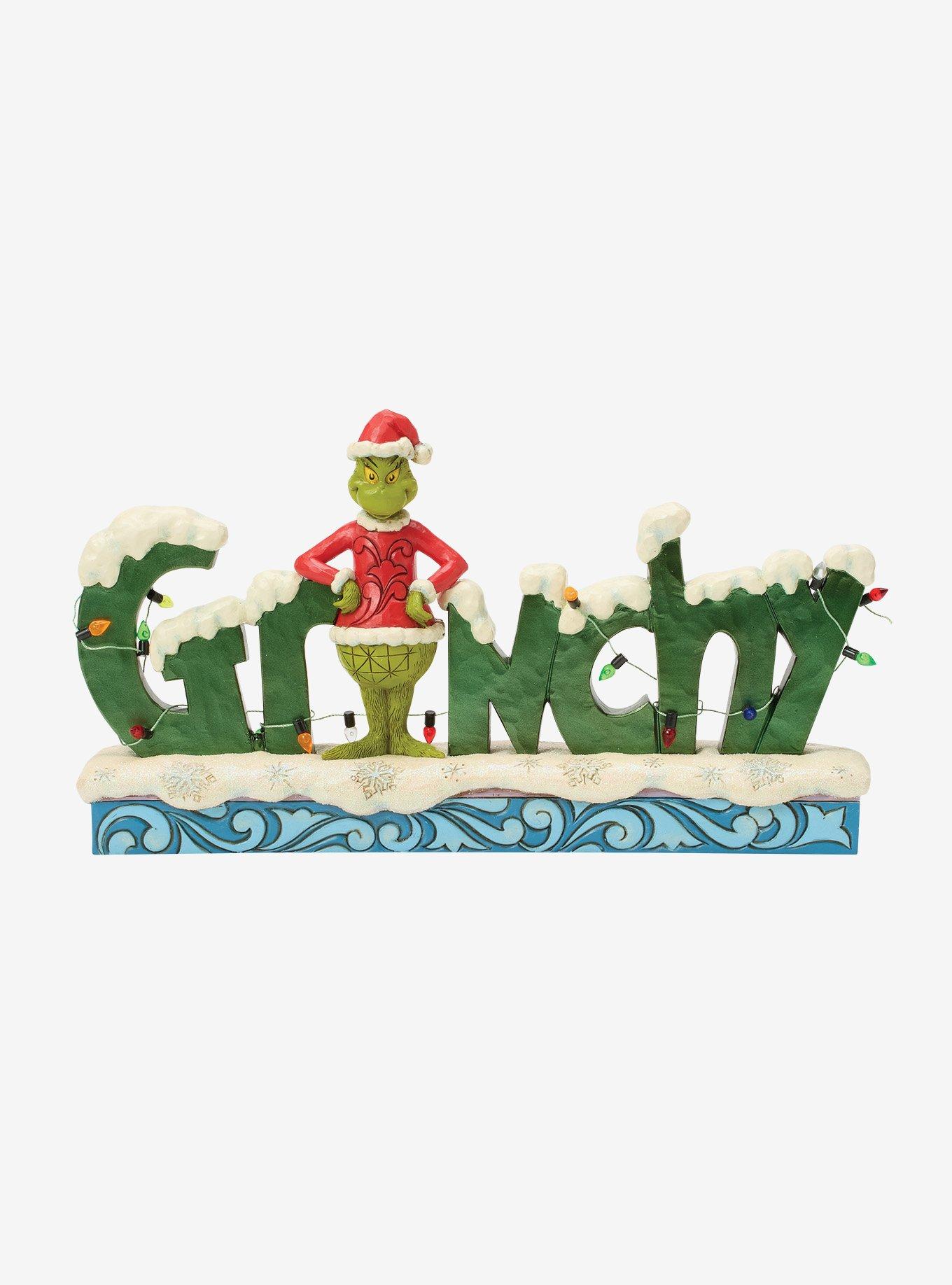 Jim Shore Grinchy Word Figurine, , hi-res
