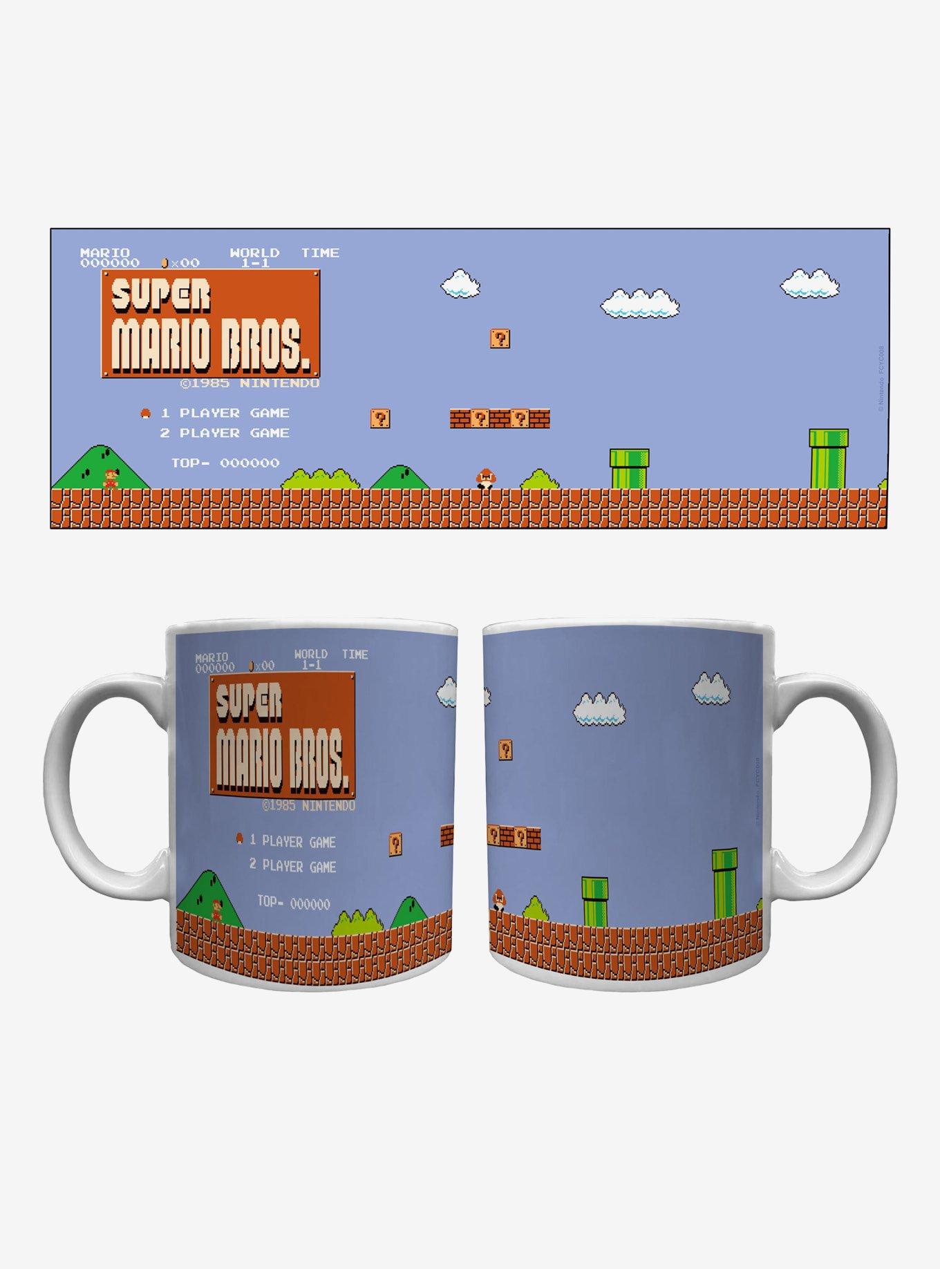 Super Mario Retro Title 20oz Cylinder Mug, , hi-res