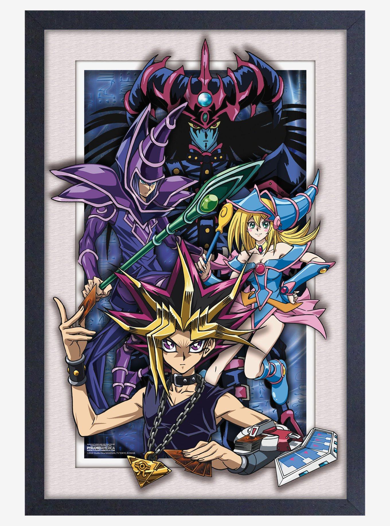Yu-Gi-Oh Magicians 11x17" Faux-Matted & Framed Print Under Plexiglass, , hi-res