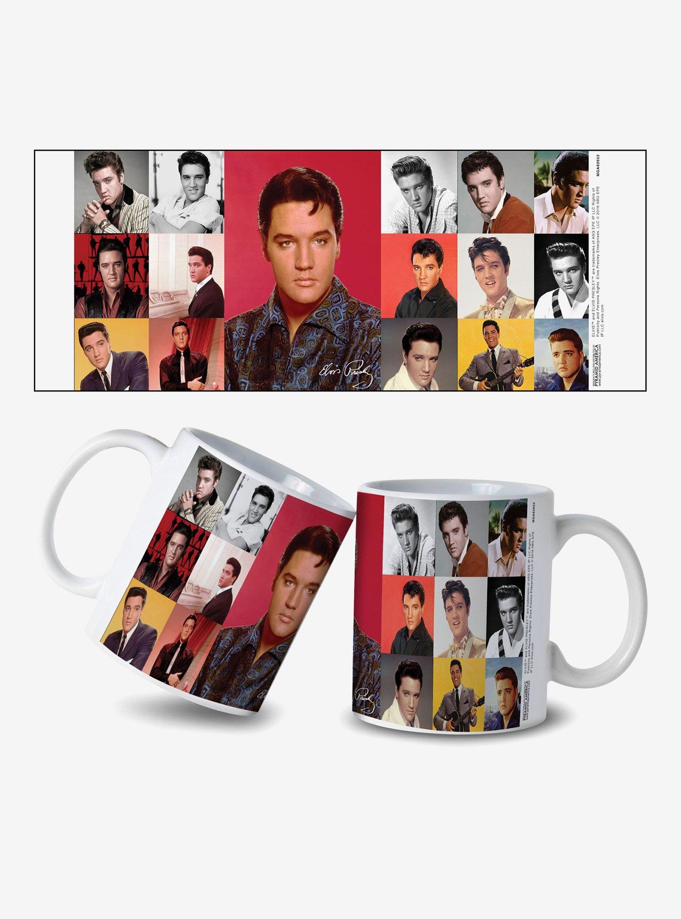 Elvis Presley Portrait Composite 11oz Mug, , hi-res