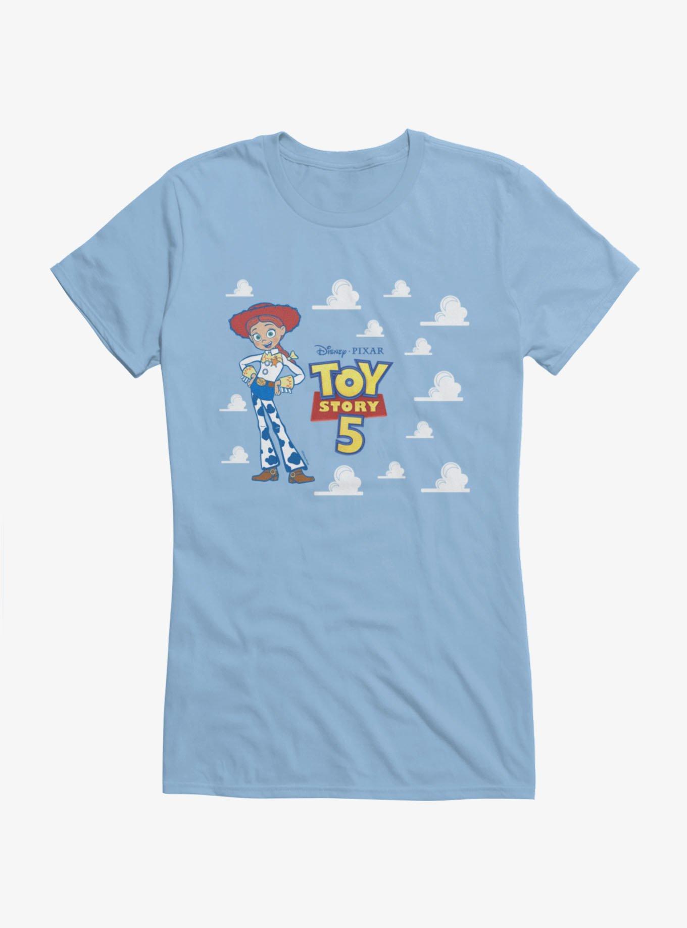 Disney Pixar Toy Story 5 Logo In The Clouds Jessie Girls T-Shirt, , hi-res