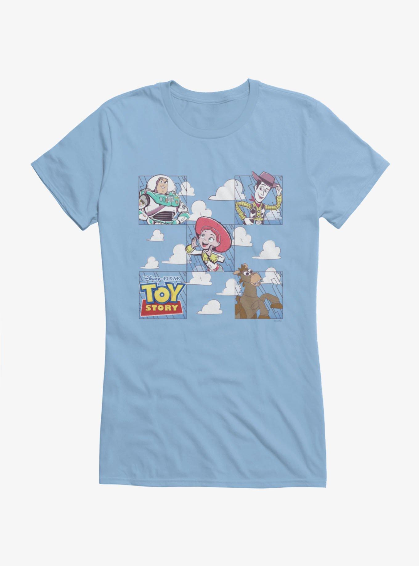 Disney Pixar Toy Story Squared Up Partners Jessie Woody Buzz Bullseye Girls T-Shirt, , hi-res