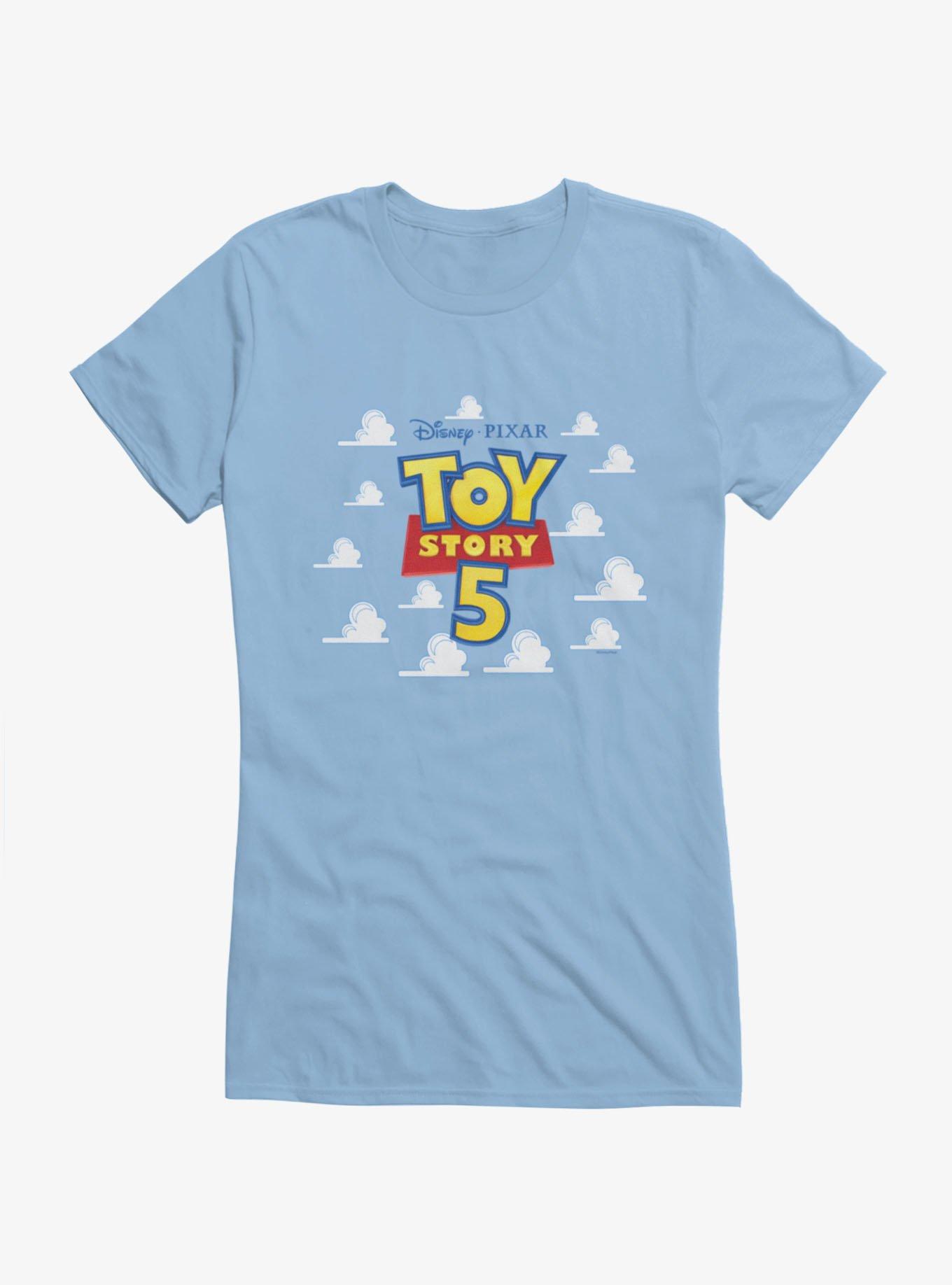 Disney Pixar Toy Story 5 Logo In The Clouds Girls T-Shirt, , hi-res