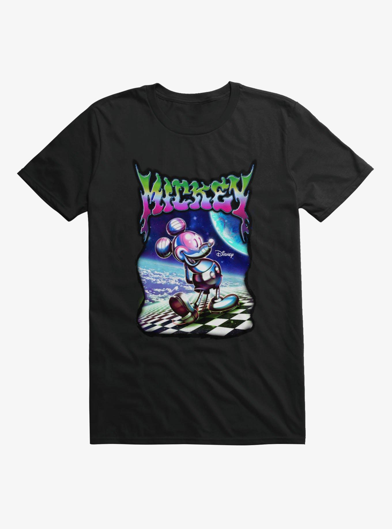 Disney Mickey Mouse Melting Metallic Mickey Universe T-Shirt, , hi-res
