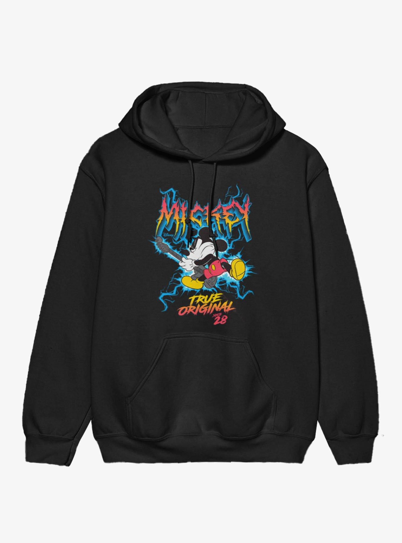 Disney Mickey Mouse True Original Rocker Since 28 Hoodie, BLACK, hi-res view 1