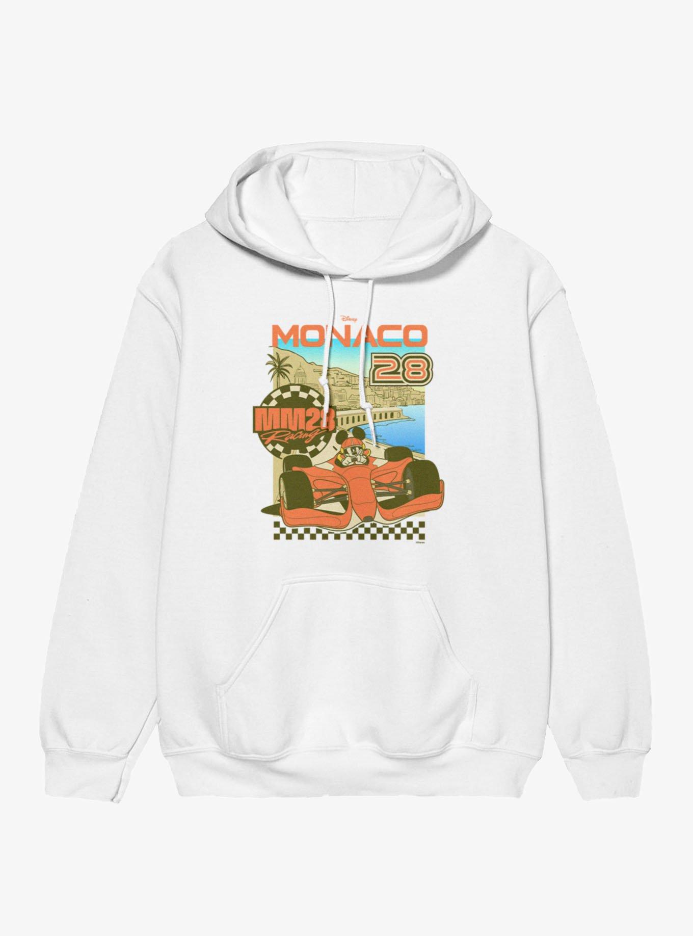 Disney Mickey Mouse Monaco Mm28 Racing Hoodie - WHITE | Hot Topic