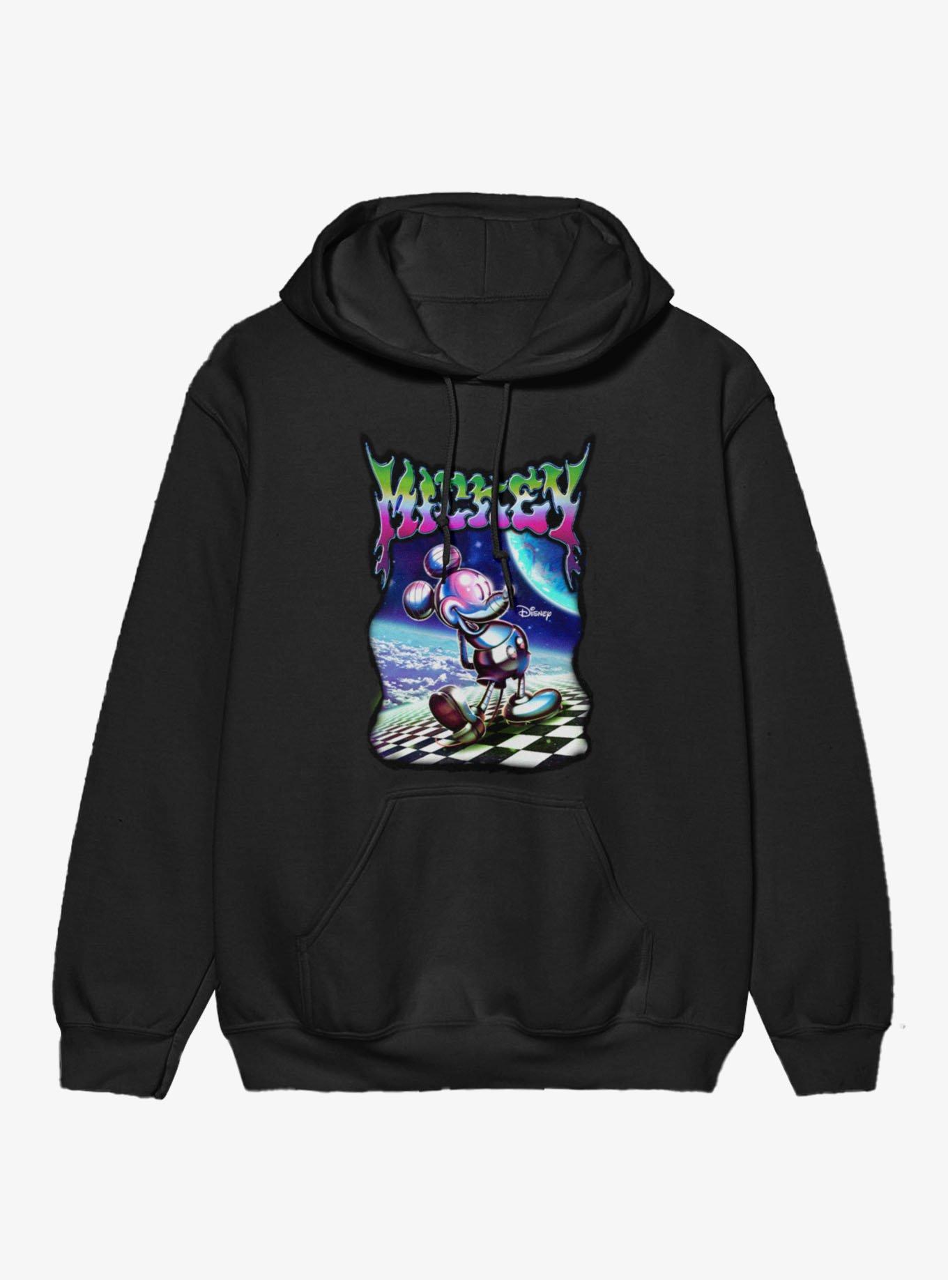 Disney Mickey Mouse Melting Metallic Mickey Universe Hoodie, , hi-res