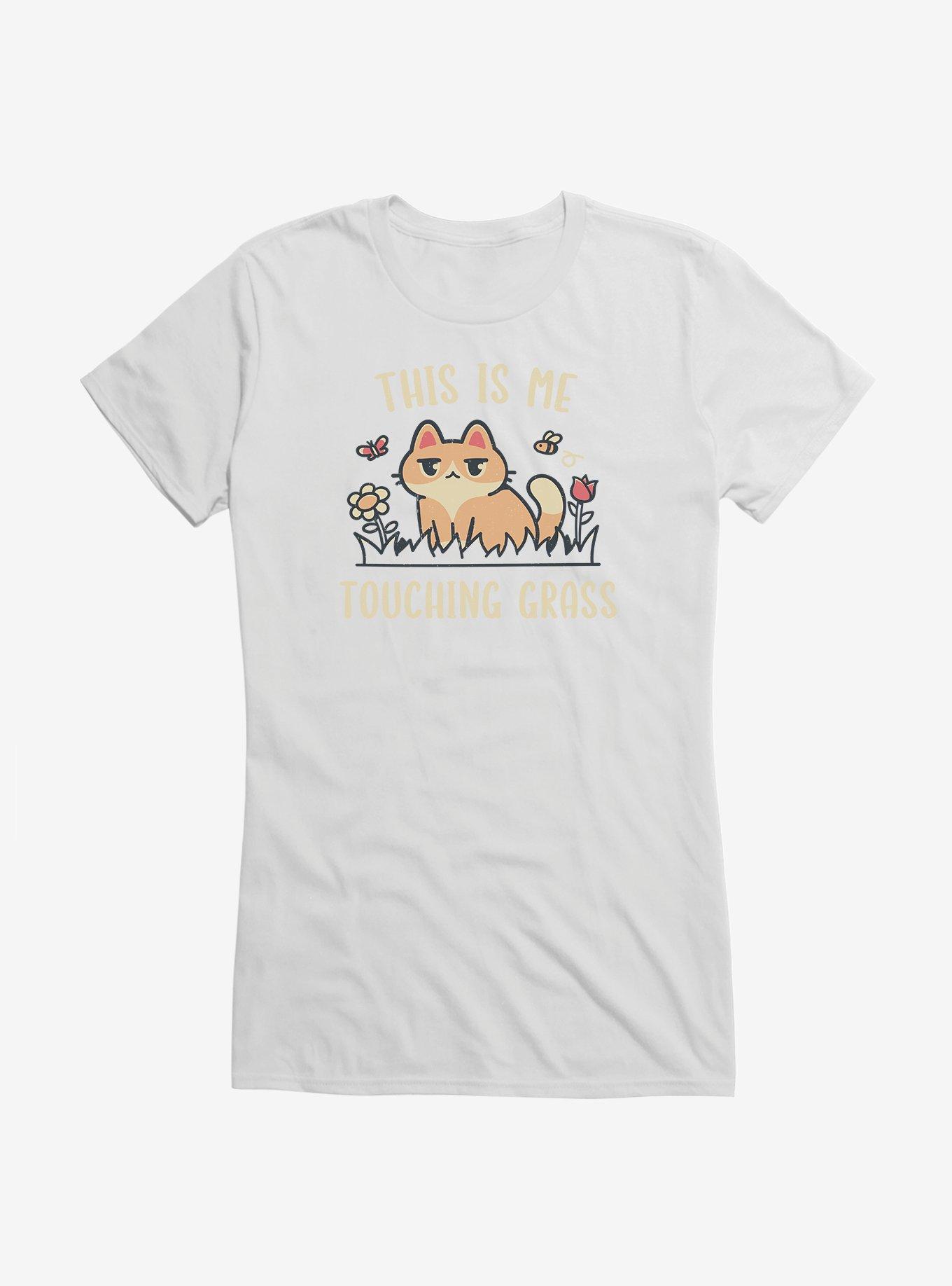 This is Me Touching Grass Cat Girls T-Shirt, , hi-res