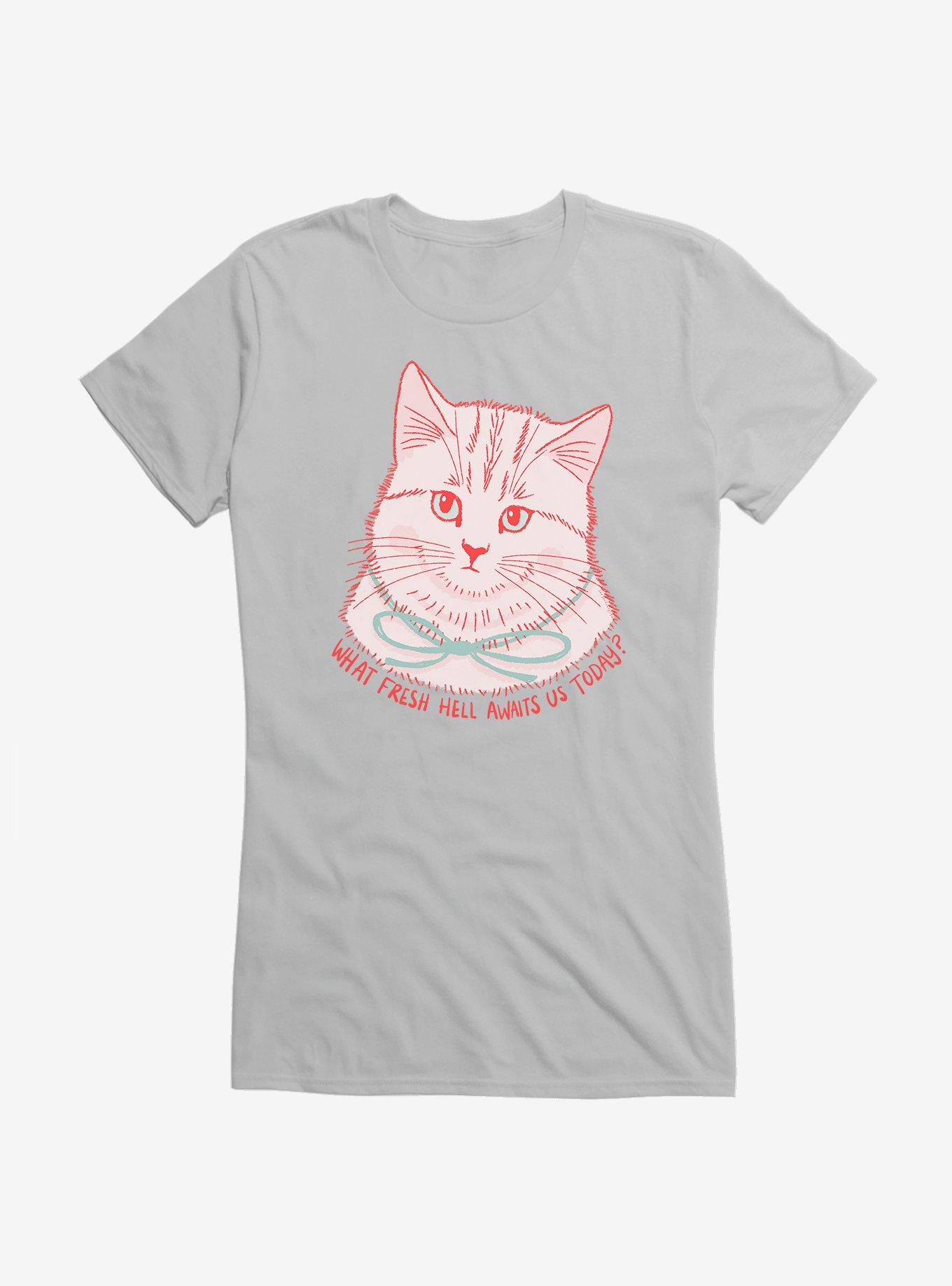 What Fresh Hell Awaits Us? Cat Girls T-Shirt
