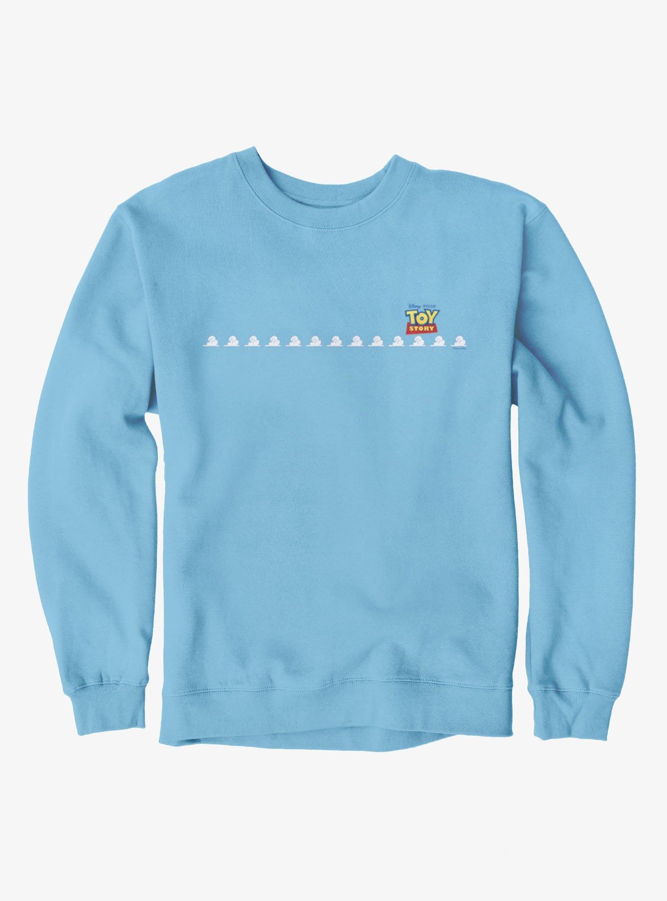 Disney Pixar Toy Story Cloud Line Up Sweatshirt - BLUE | Hot Topic