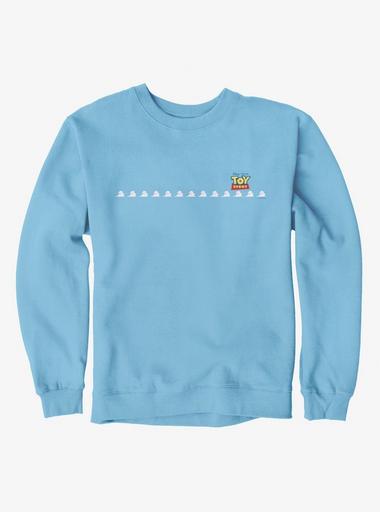 Disney Pixar Toy Story Cloud Line Up Sweatshirt - BLUE | Hot Topic