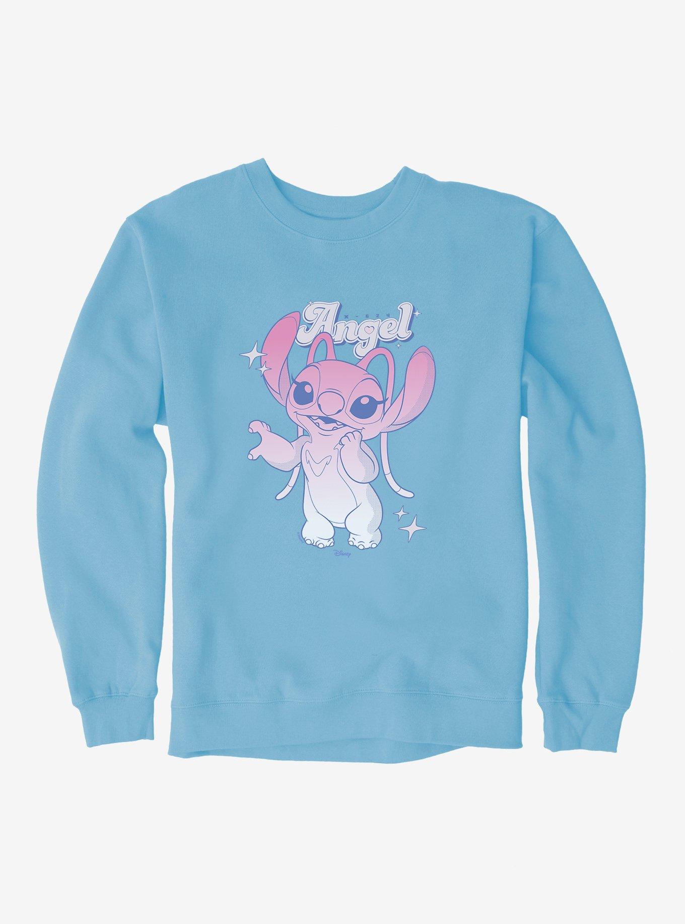 Disney Lilo & Stitch X-624 Pink Angel Fade Sweatshirt, , hi-res