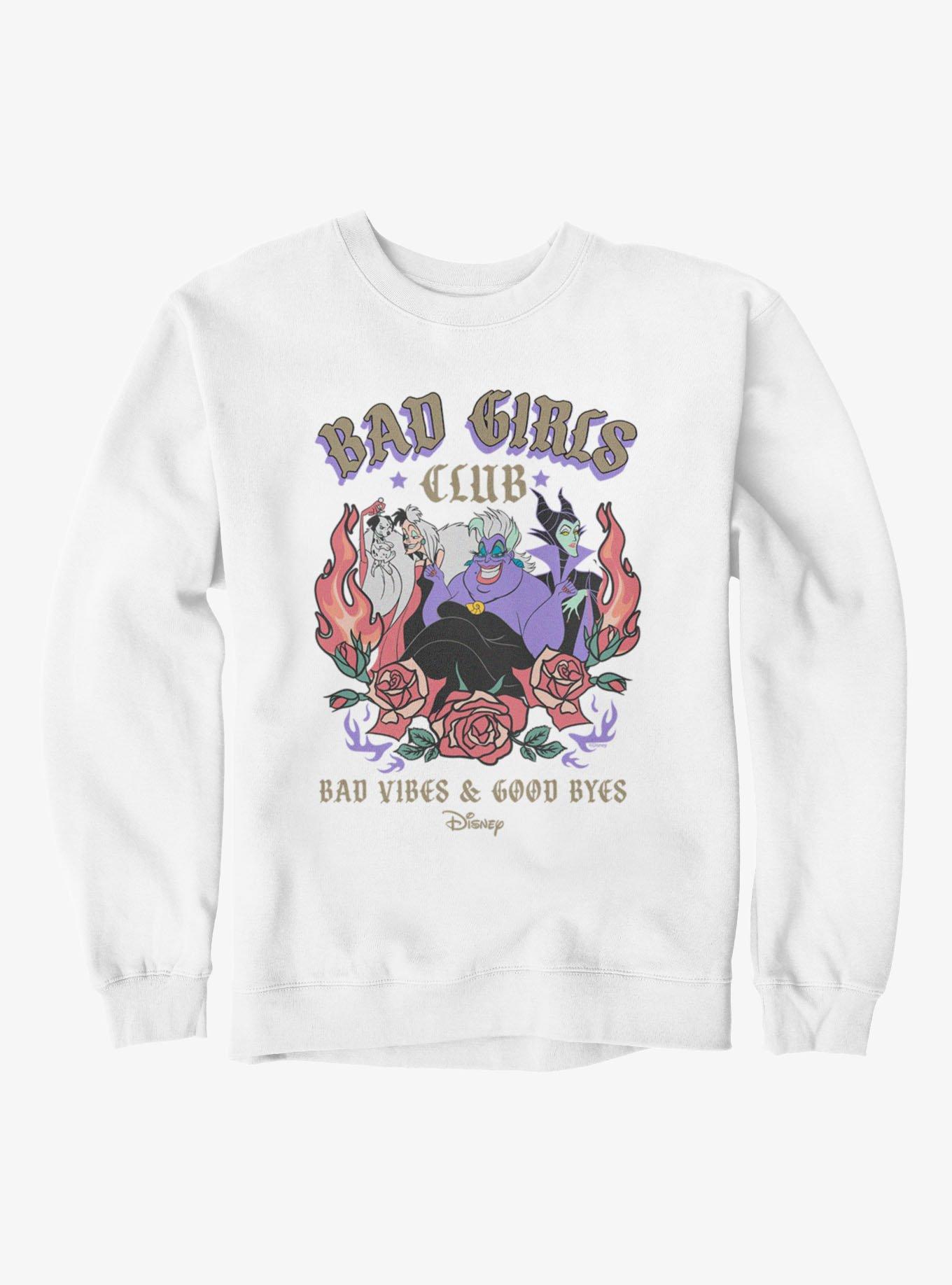 Disney Villains Bad Girls Club Bad Vibes & Good Byes Sweatshirt, , hi-res