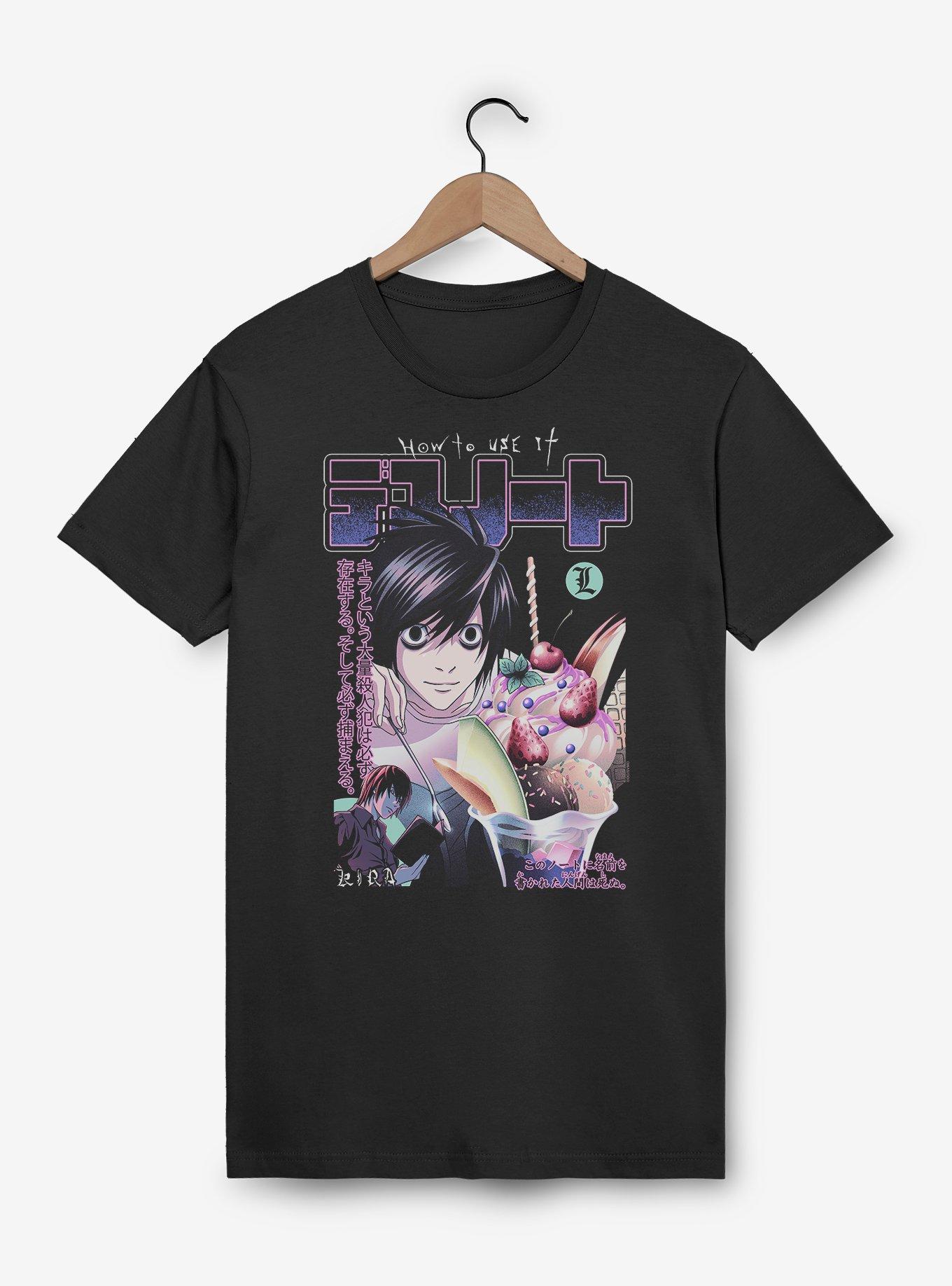 Death Note L Dessert How To Use It T-Shirt, , hi-res