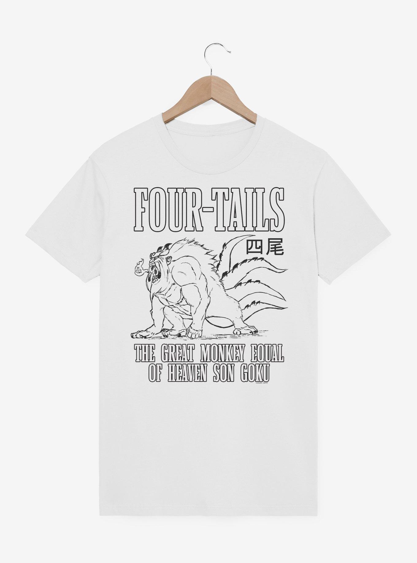 Naruto Shippuden Seiten Son Goku Four Tails T-Shirt, , hi-res