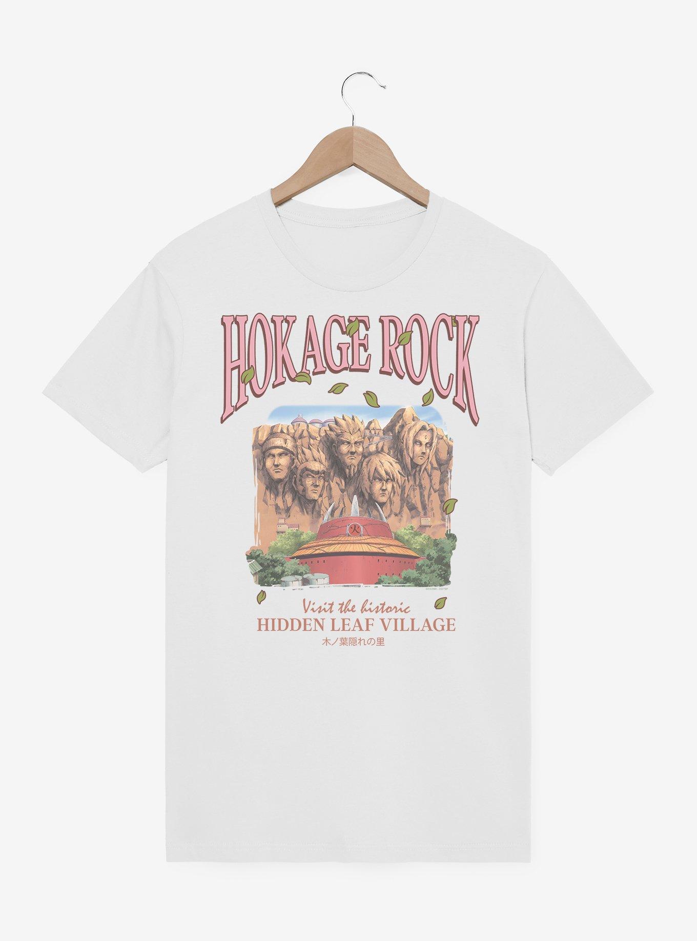 Naruto Shippuden Hokage Rock Great Oudoors Front T-Shirt, , hi-res