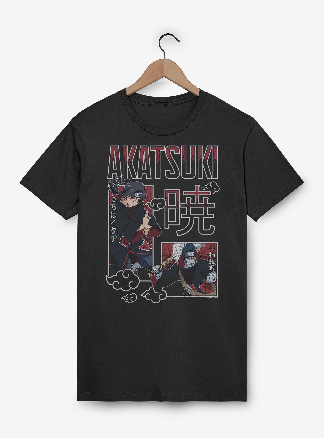 Naruto Shippuden Akatsuki Itachi Uchiha and Kisame Hoshigaki T-Shirt, , hi-res