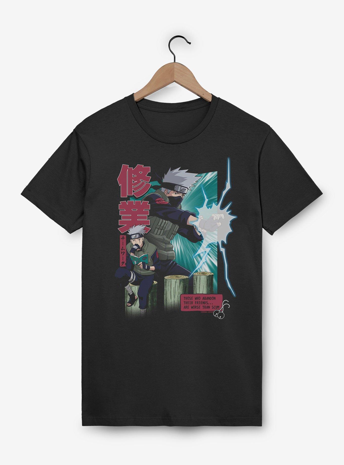 Naruto Shippuden Kakashi Teamwork Collage T-Shirt, , hi-res