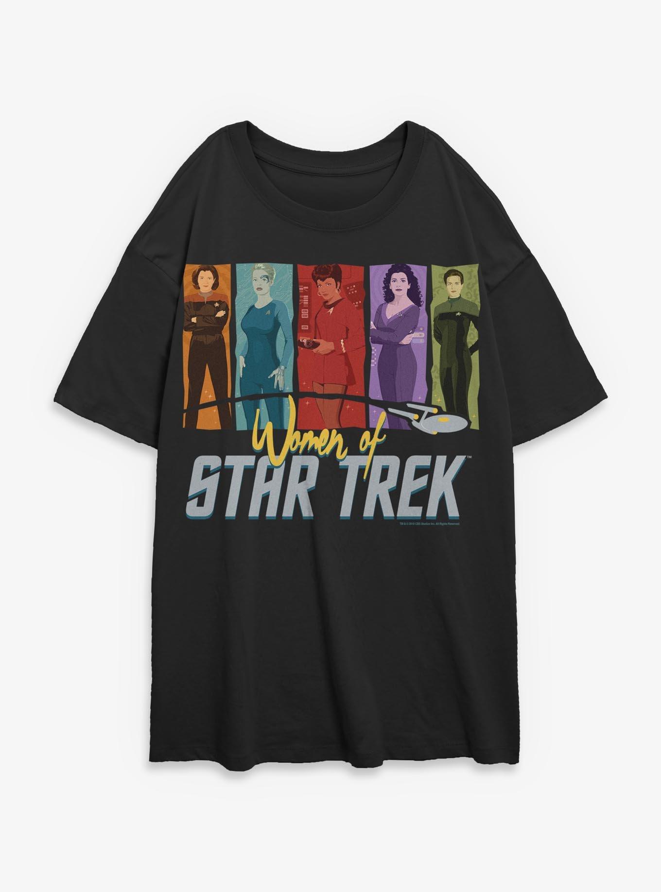 Star Trek Women Of Trek Girls Oversized T-Shirt, , hi-res