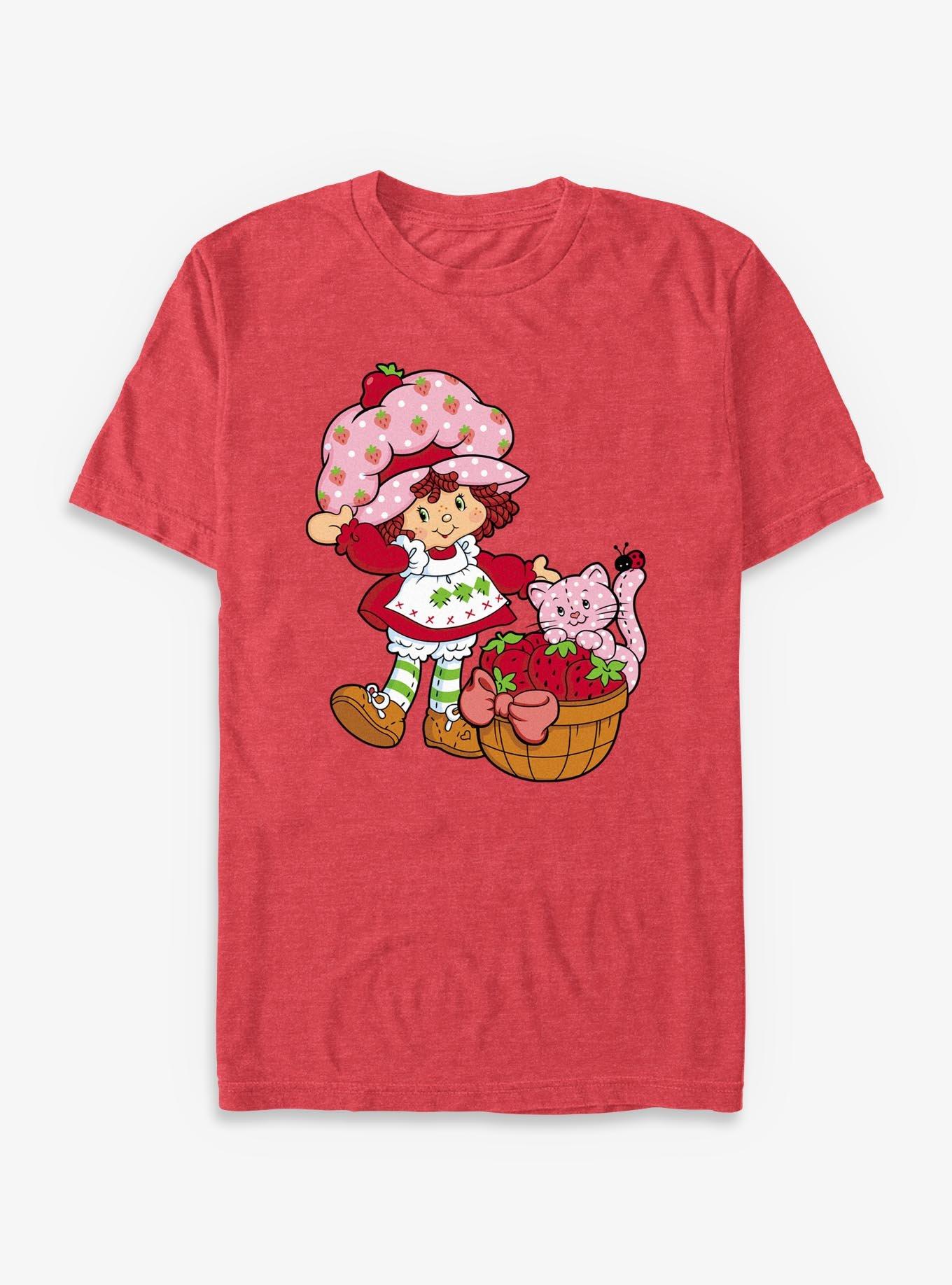 Strawberry Shortcake Strawberry Custard Basket T-Shirt, , hi-res