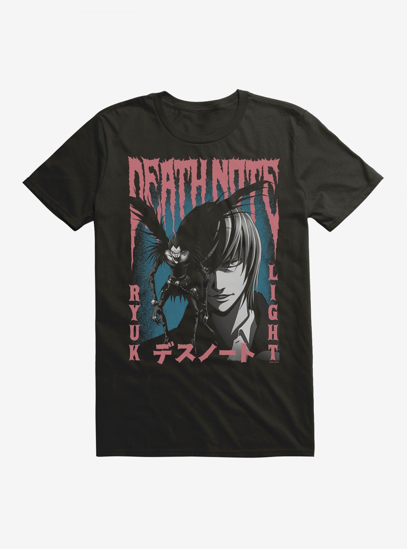 Death Note Light And Ryuk Shadows T-Shirt, , hi-res