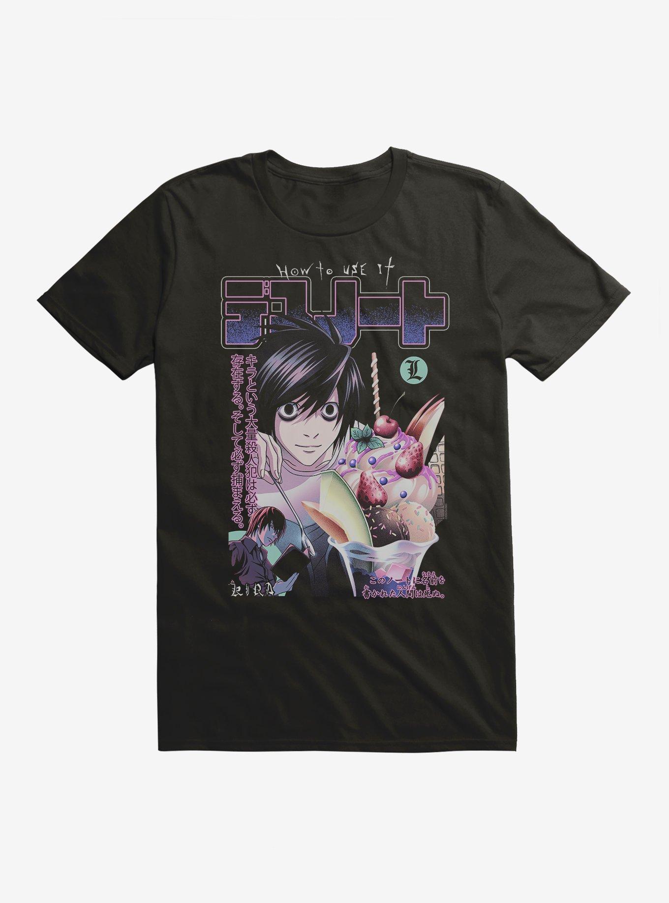 Death Note L Dessert How To Use It T-Shirt, , hi-res