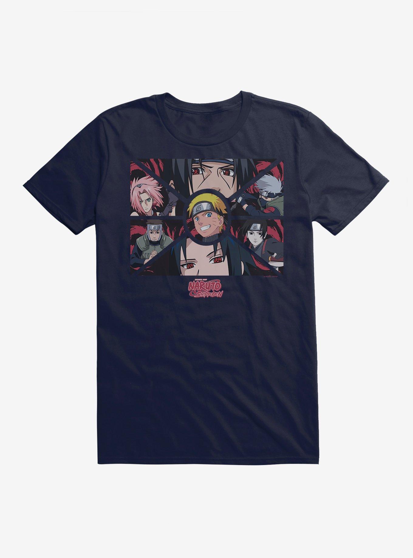 Naruto Shippuden Shapes Group T-Shirt, , hi-res