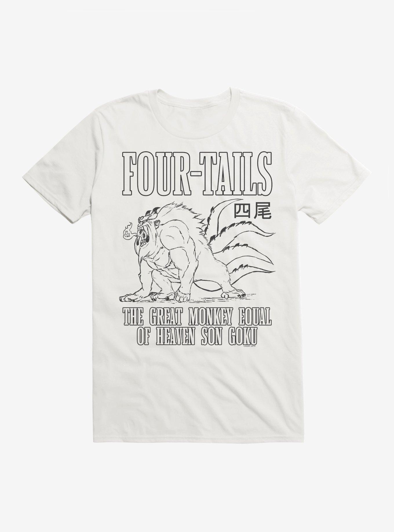 Naruto Shippuden Seiten Son Goku Four Tails T-Shirt, , hi-res