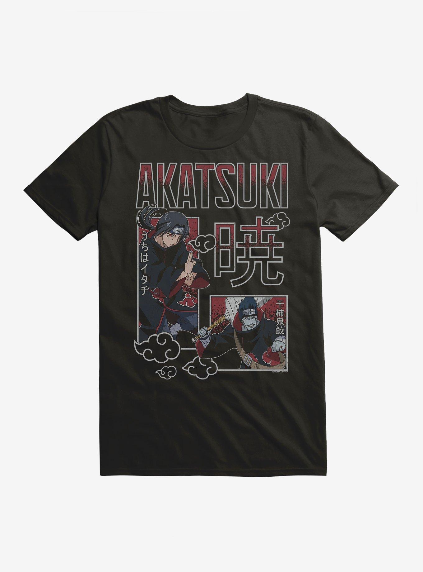 Naruto Shippuden Akatsuki Itachi Uchiha and Kisame Hoshigaki T-Shirt, , hi-res