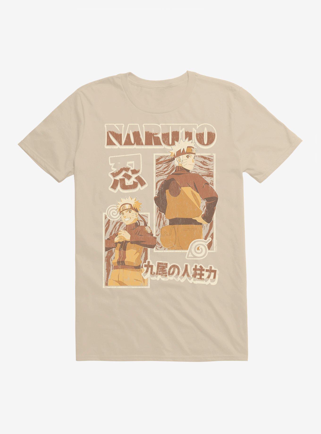 Naruto Shippuden Naruto Uzumaki Block Collage T-Shirt, , hi-res