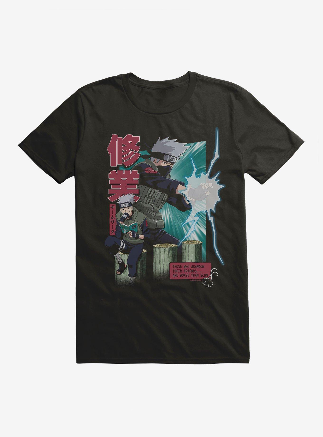 Naruto Shippuden Kakashi Teamwork Collage T-Shirt, , hi-res