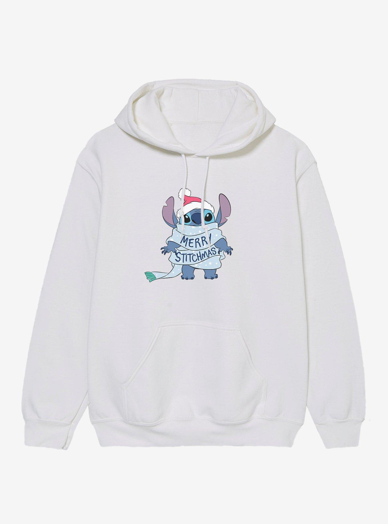 Disney Lilo & Stitch Merry Stitchmas Wrapped Up Stitch Hoodie, , hi-res