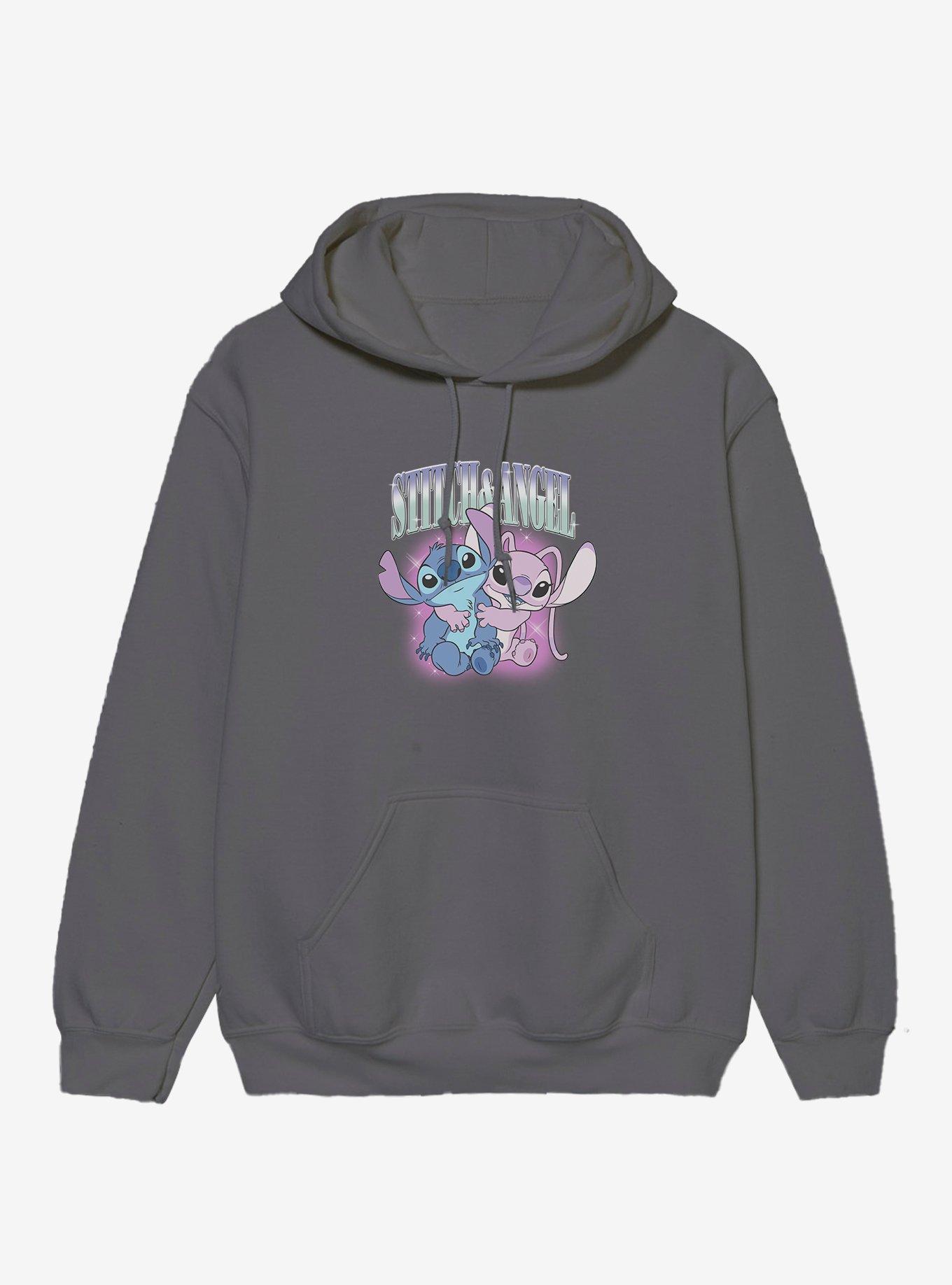 Disney Lilo & Stitch Stitch And Angel Glowing Friend Hug Hoodie