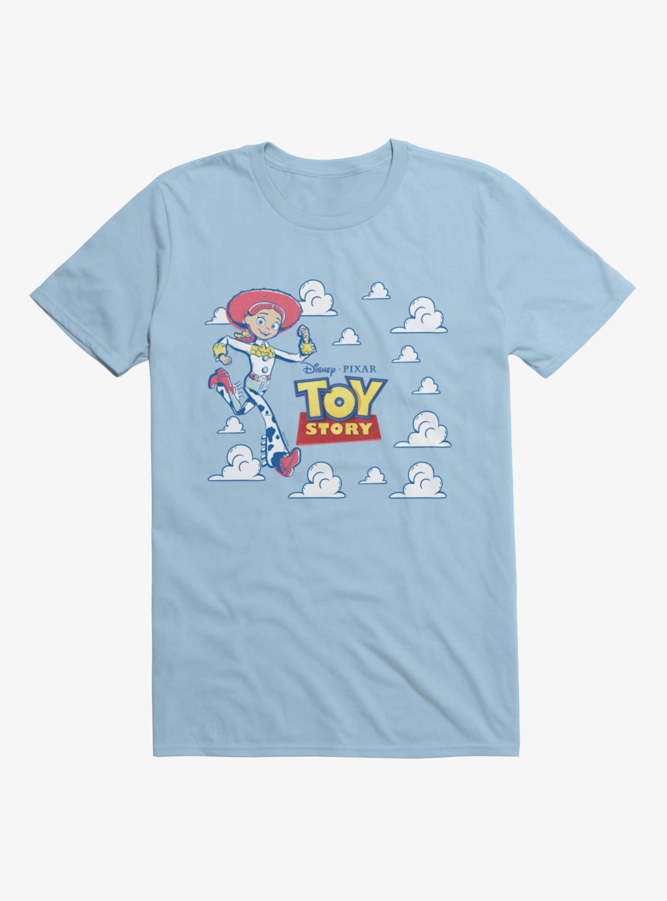 Disney Pixar Toy Story Running Jessie Cloud Logo T-Shirt, , hi-res