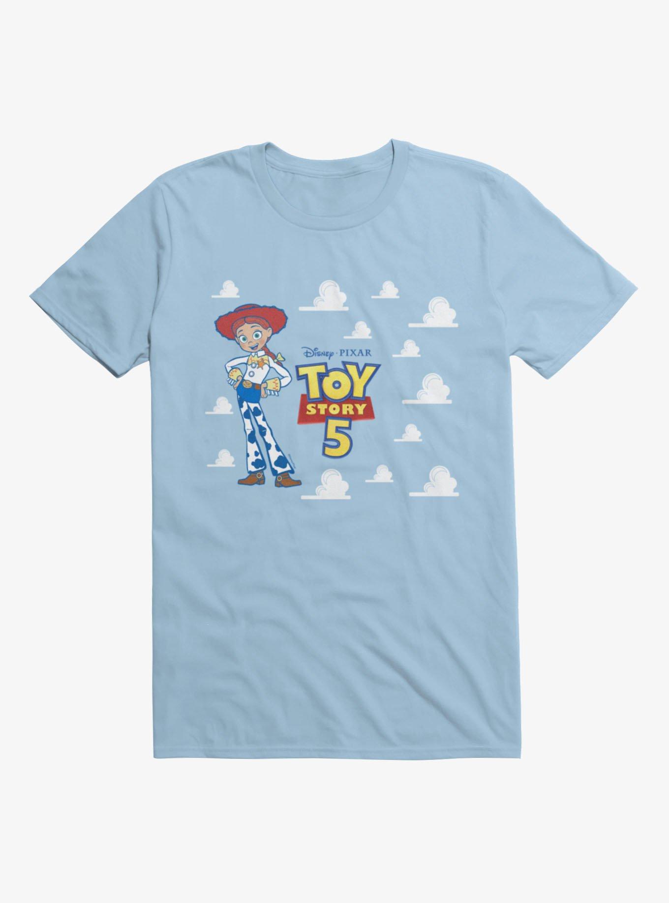 Disney Pixar Toy Story 5 Logo In The Clouds Jessie T-Shirt, , hi-res