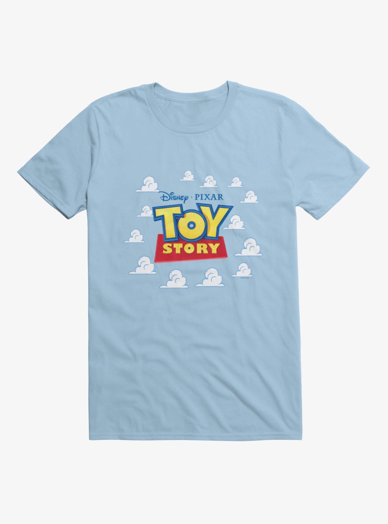 Disney Pixar Toy Story Logo In The Clouds T-Shirt, , hi-res