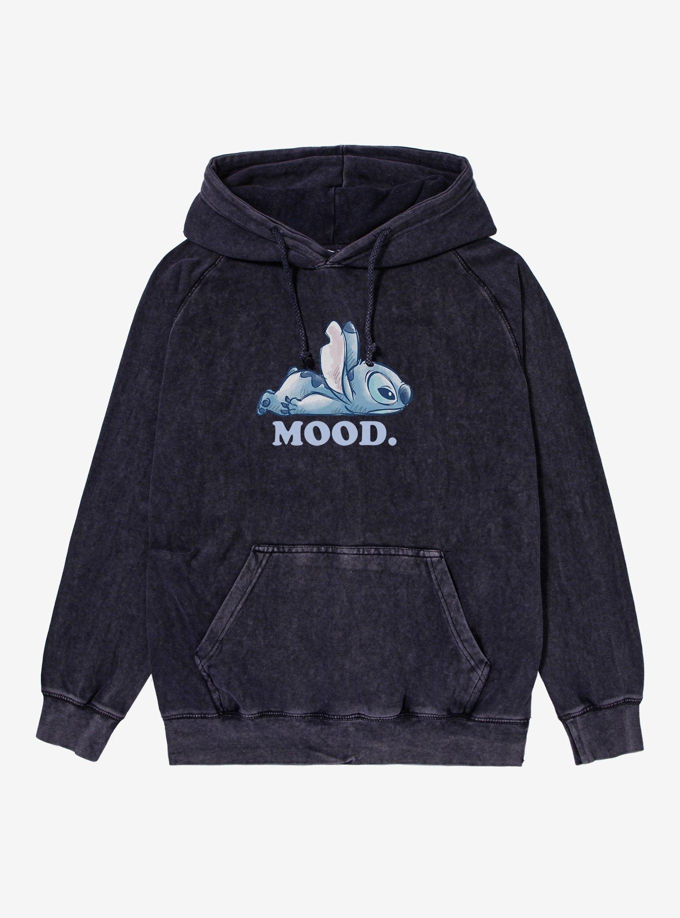 Disney Lilo & Stitch Mood Laying Down Mineral Wash Hoodie, , hi-res