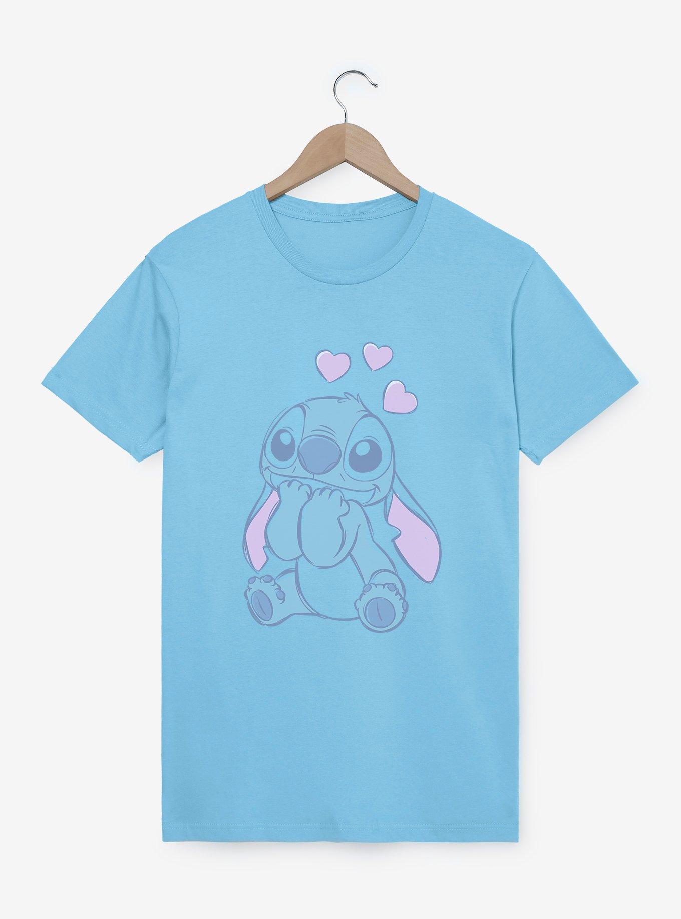 Disney Lilo & Stitch Too Cute To Hold In T-Shirt, LIGHT BLUE, hi-res view 1