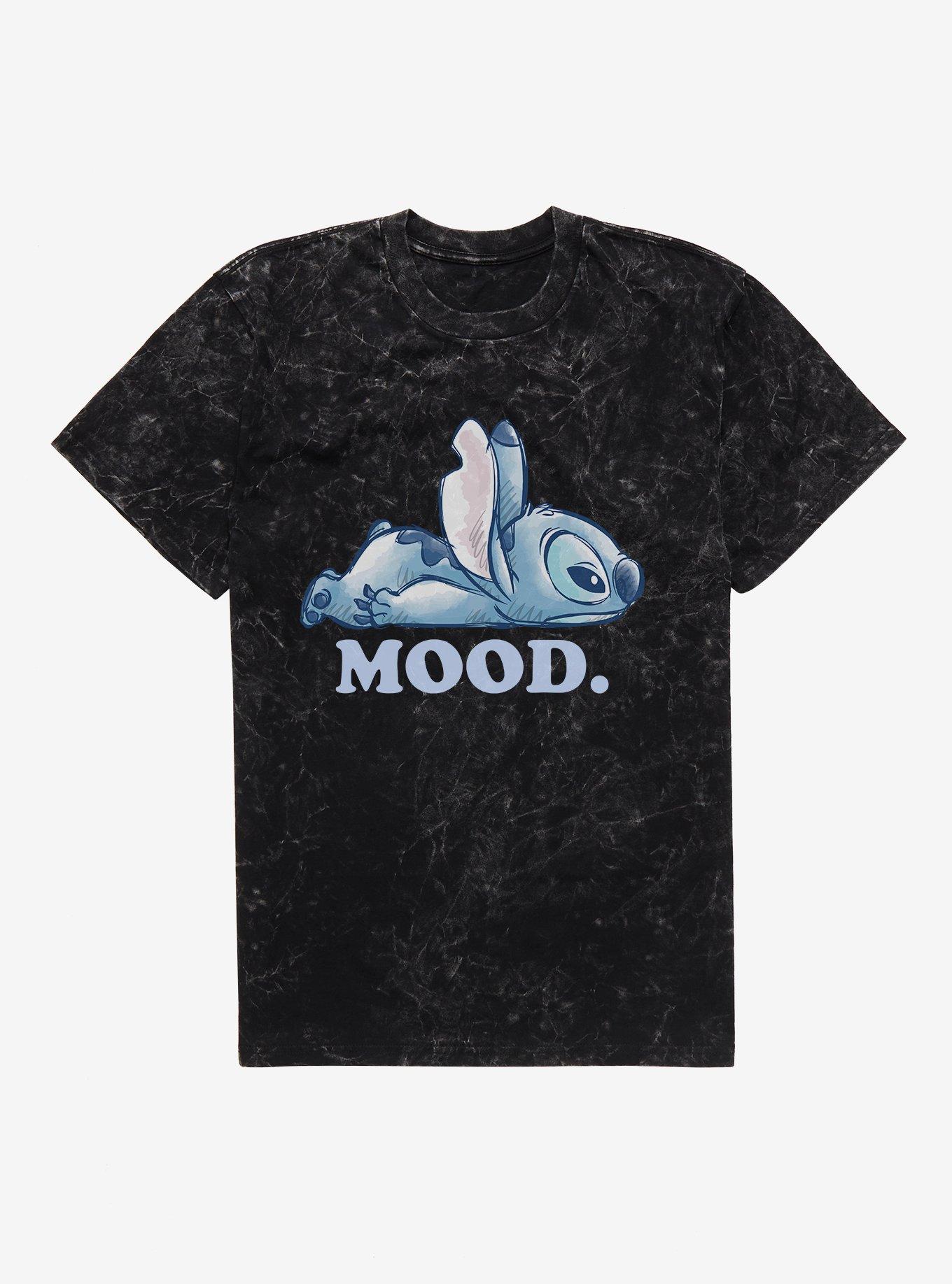 Disney Lilo & Stitch Mood Laying Down Mineral Wash T-Shirt, , hi-res