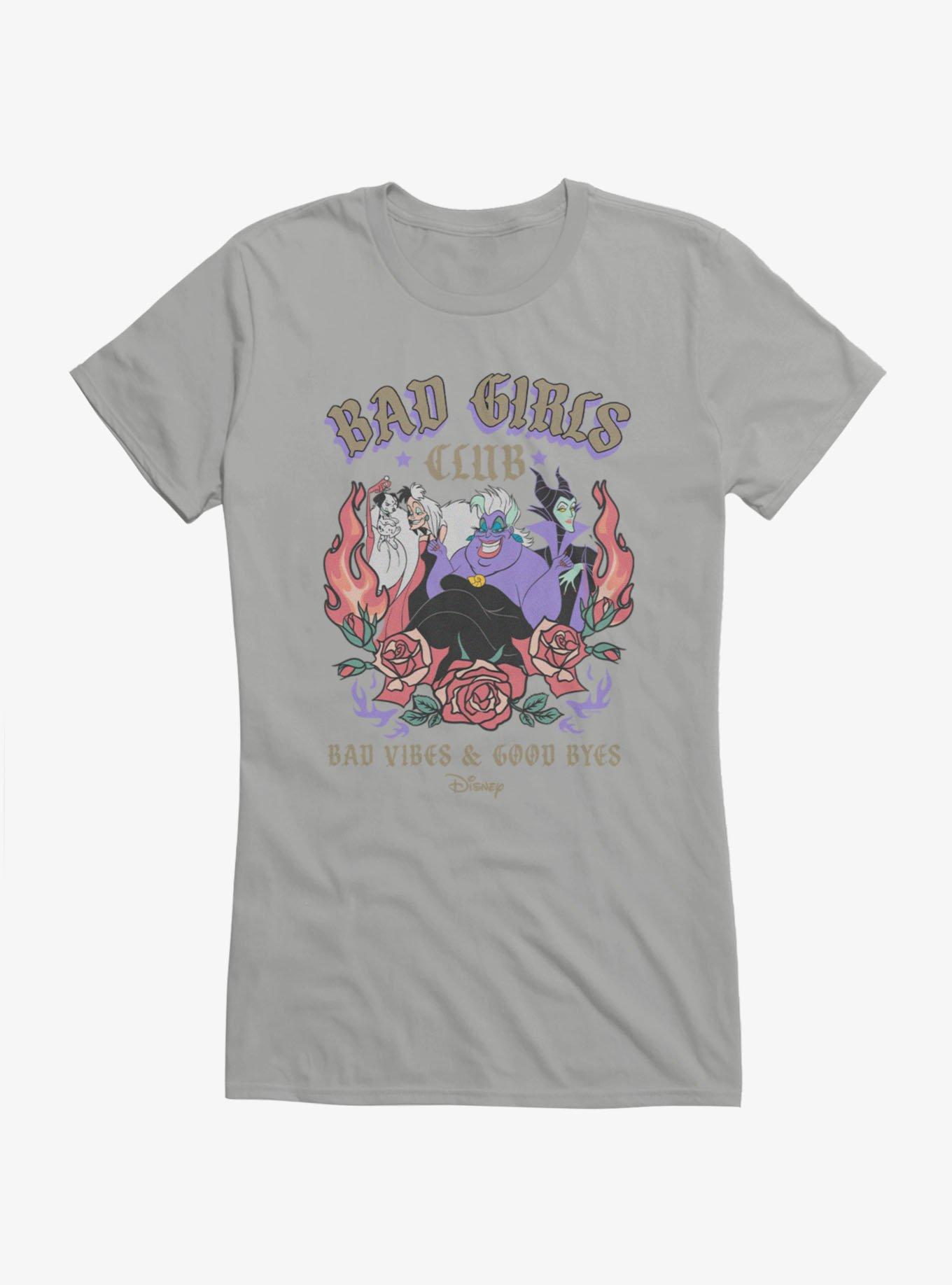Disney Villains Bad Girls Club Bad Vibes & Good Byes Girls T-Shirt