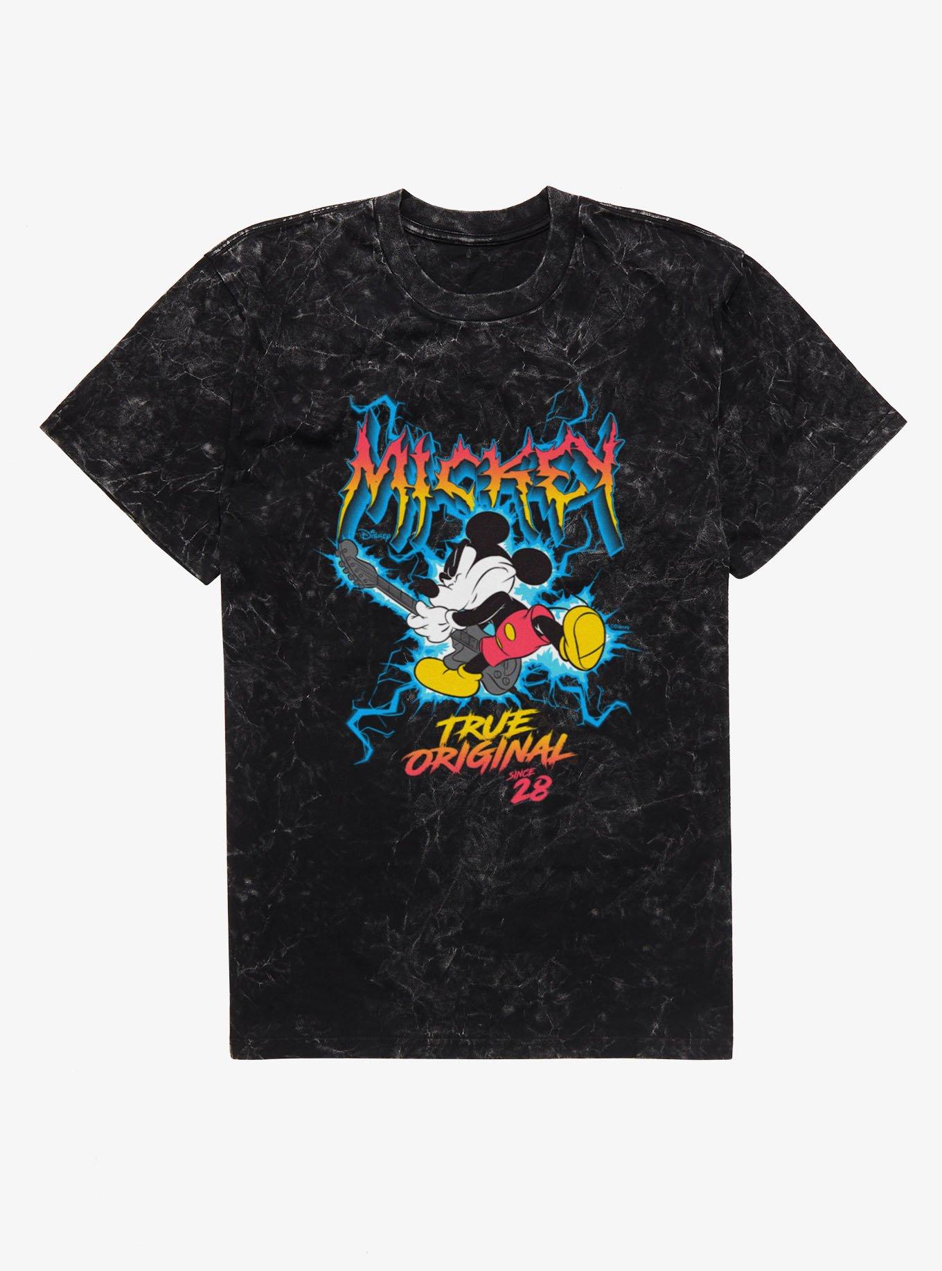 Disney Mickey Mouse True Original Rocker Since 28 Mineral Wash T-Shirt, , hi-res